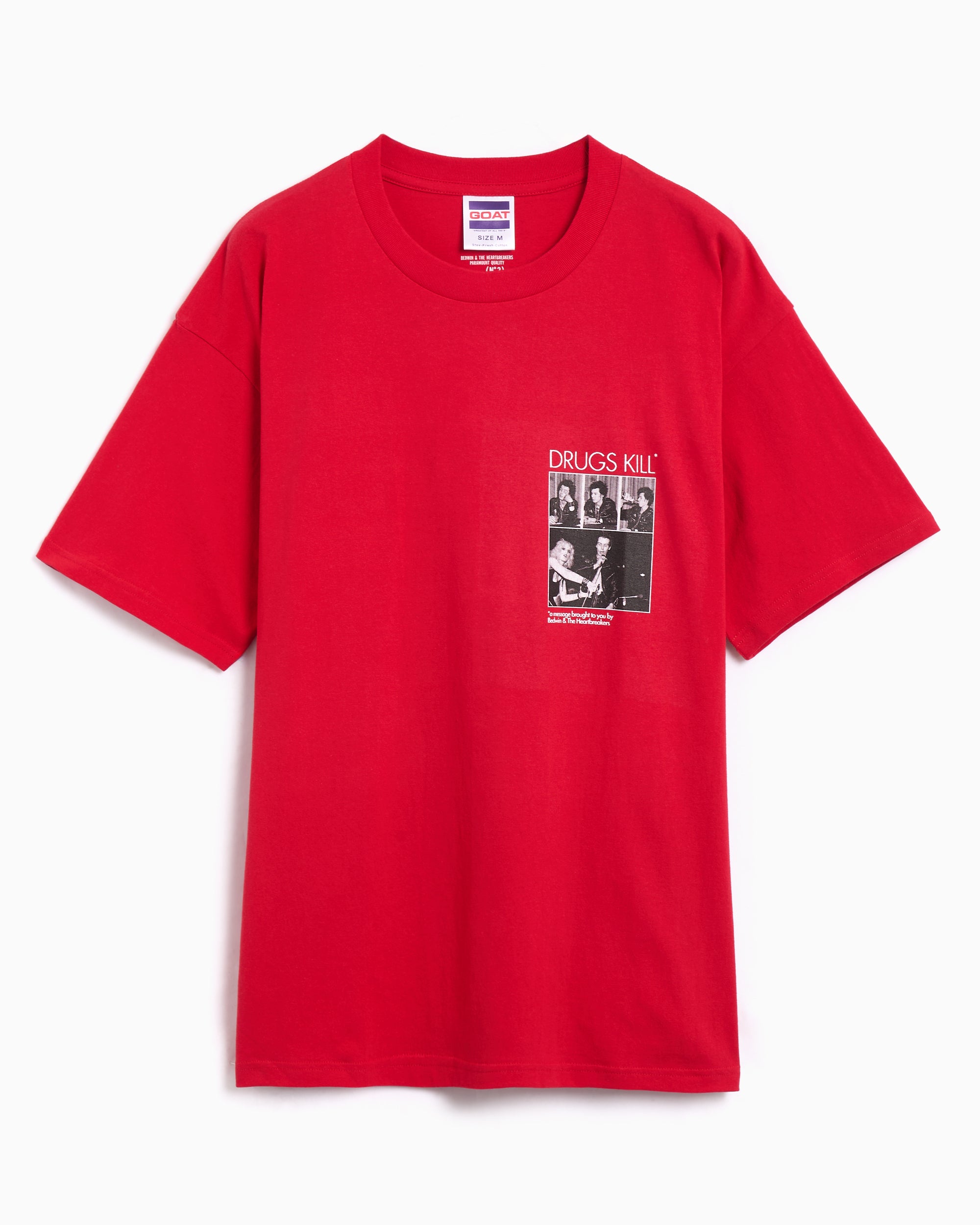 T-Shirts BEDWIN A.Cox Graphic Relaxed Men's T-Shirt - 25SB2205-RED