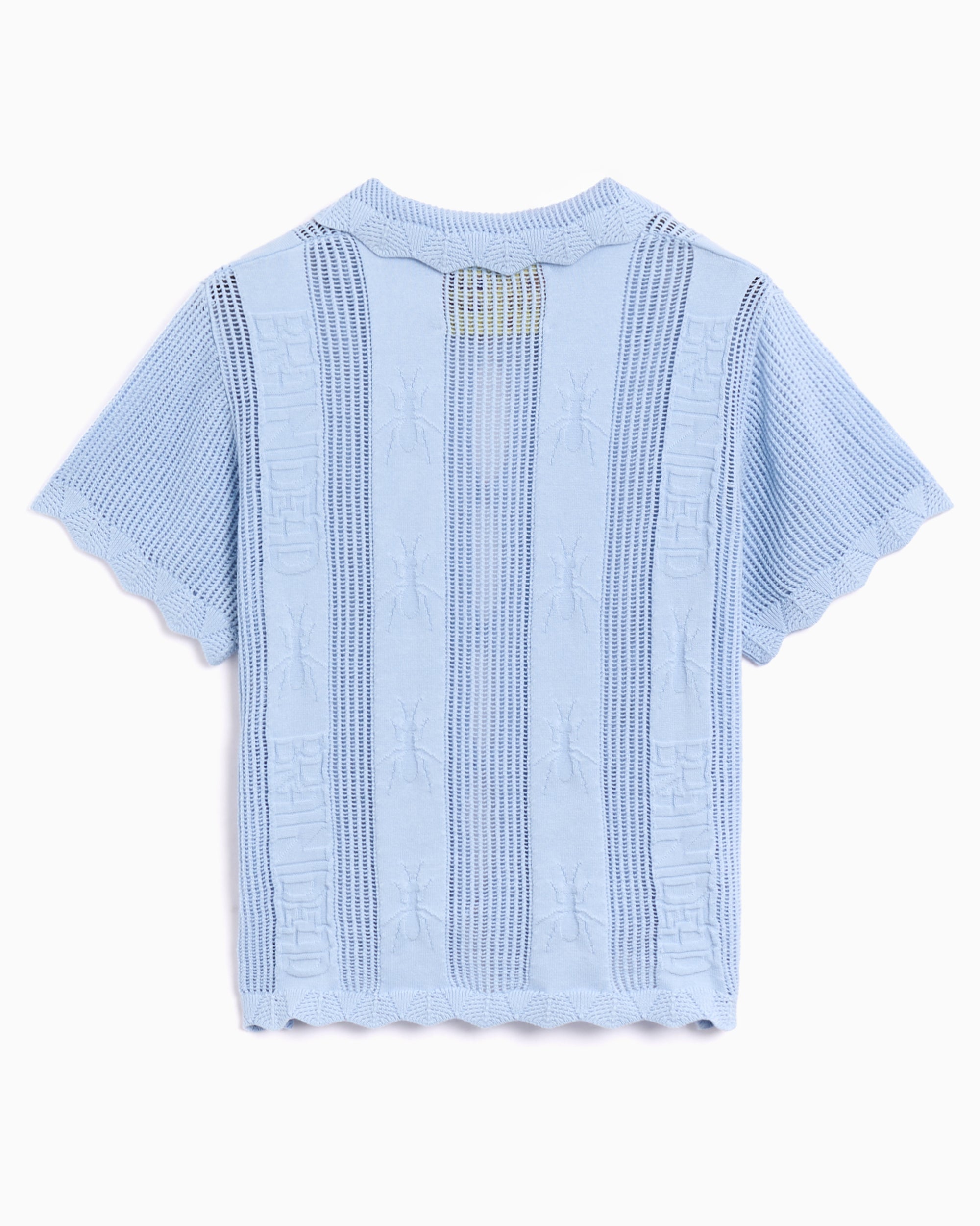 T-Shirts Brain Dead Doily Women's T-Shirt - S25T11O043-LTBLU