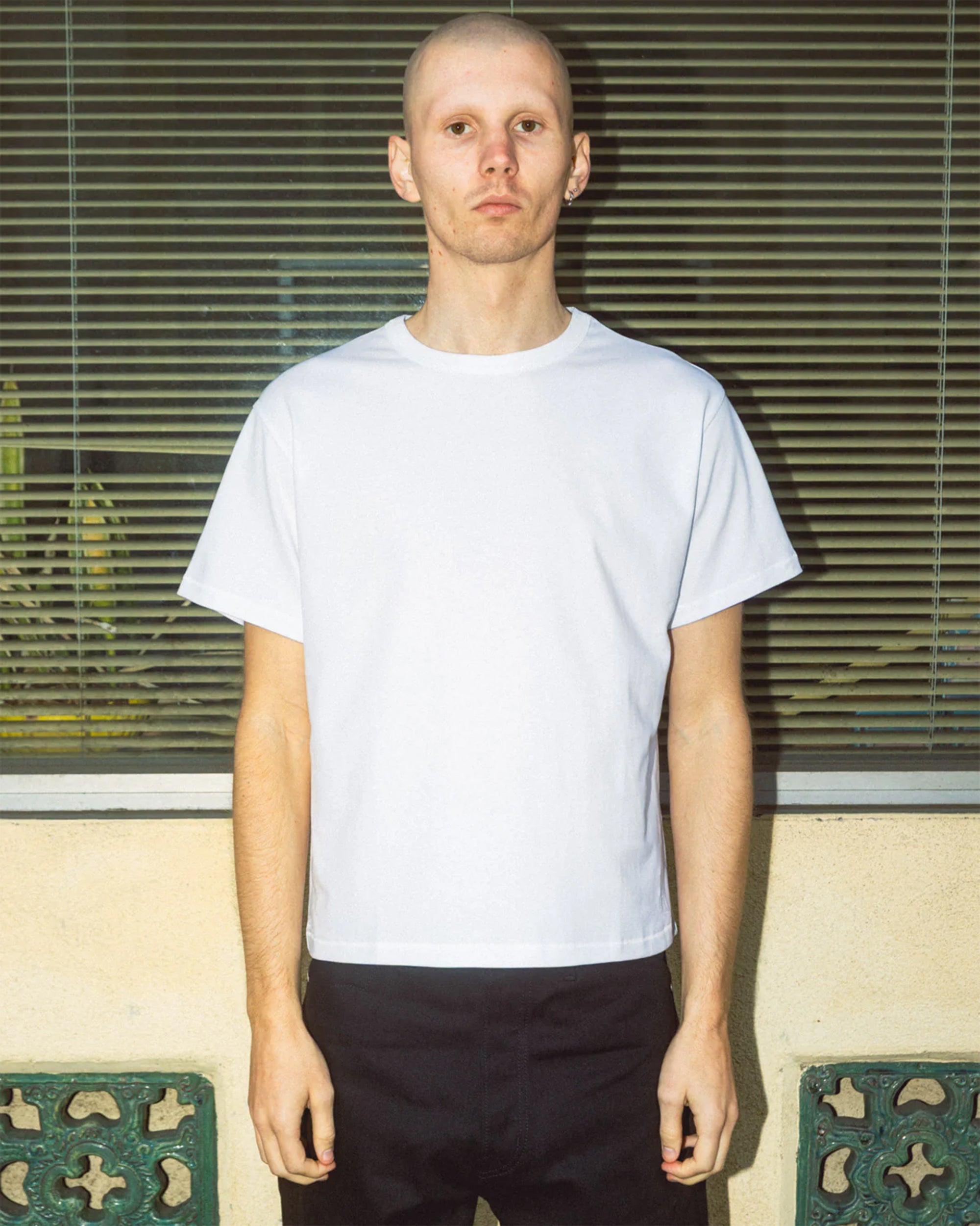 T-Shirts Brain Dead Easy Embroidered Crop Men's T-Shirt - BDS25T00004780WH01