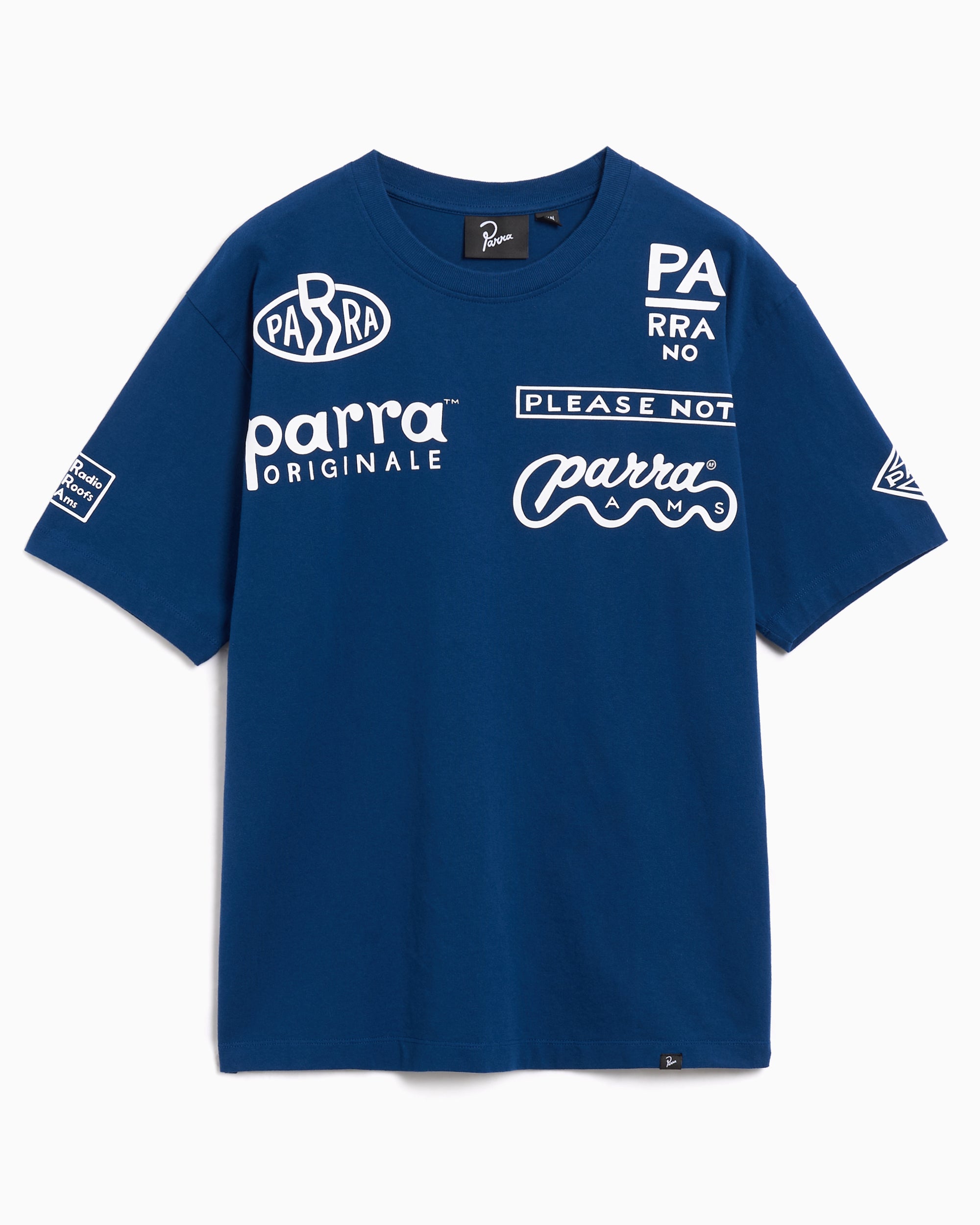 T-Shirts by Parra Media Training Logo Men's T-Shirt - 54405-BLUE