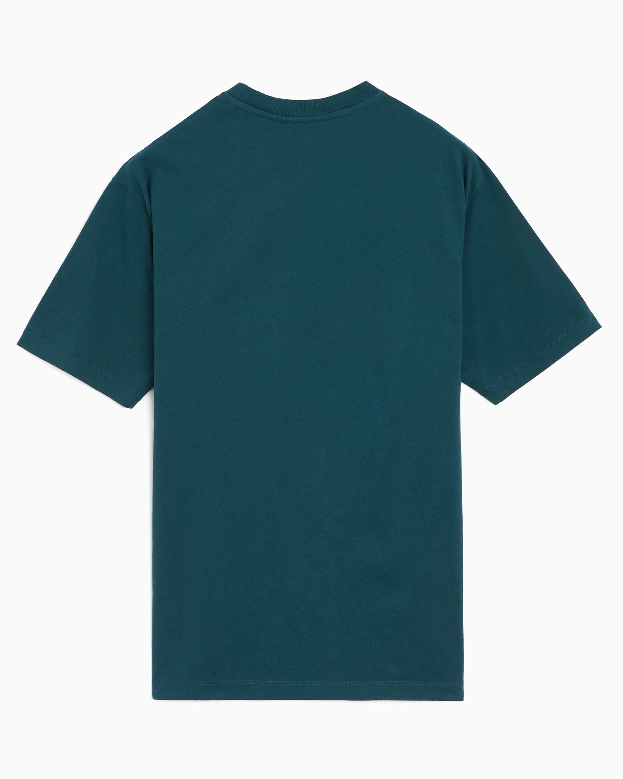 T-Shirts by Parra Signature Logo Boxy Men's T-Shirt - 55145-DARKGREEN