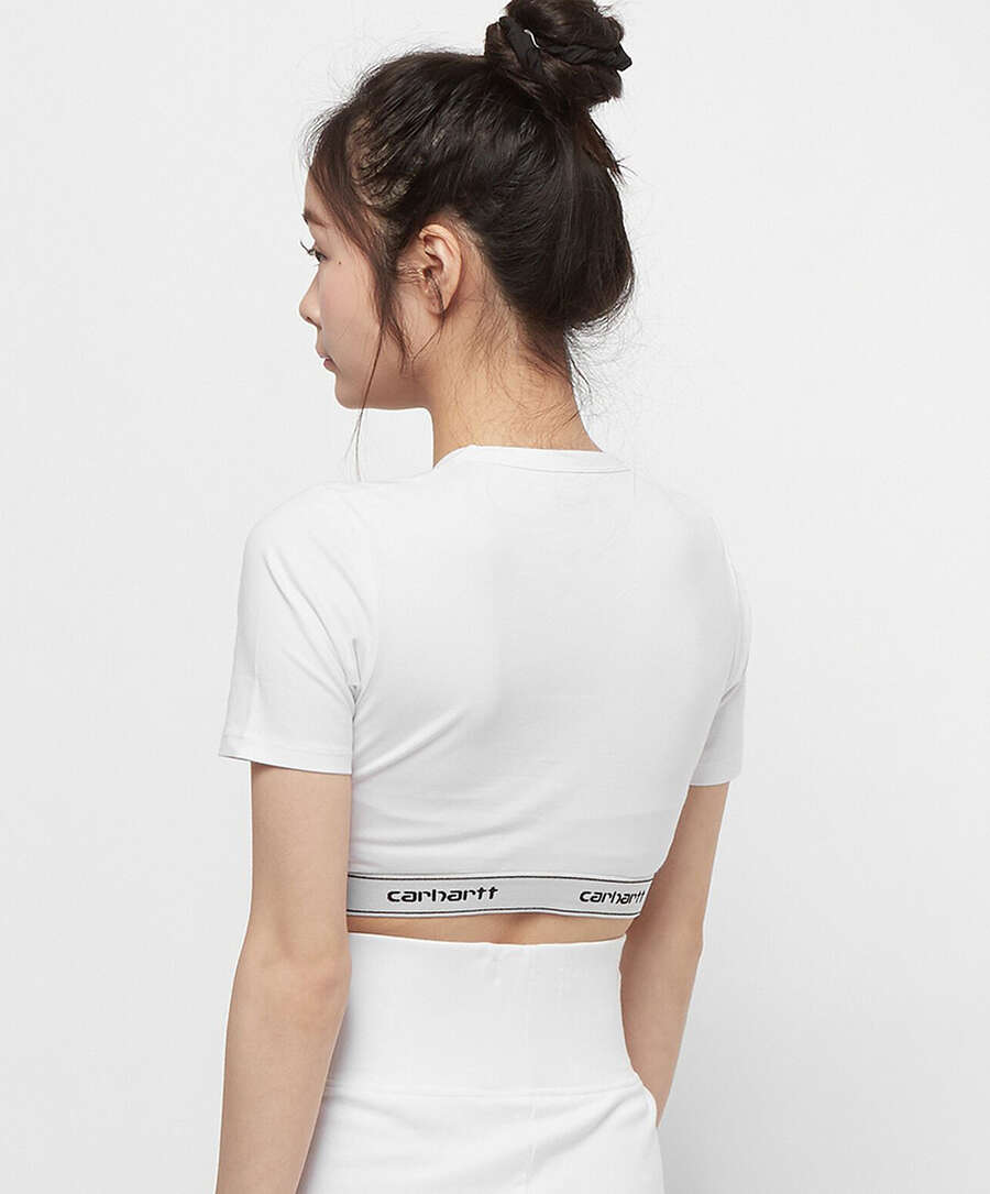 T-Shirts Carhartt WIP Script Women's Crop Top Women's T-Shirt - I027559-0290