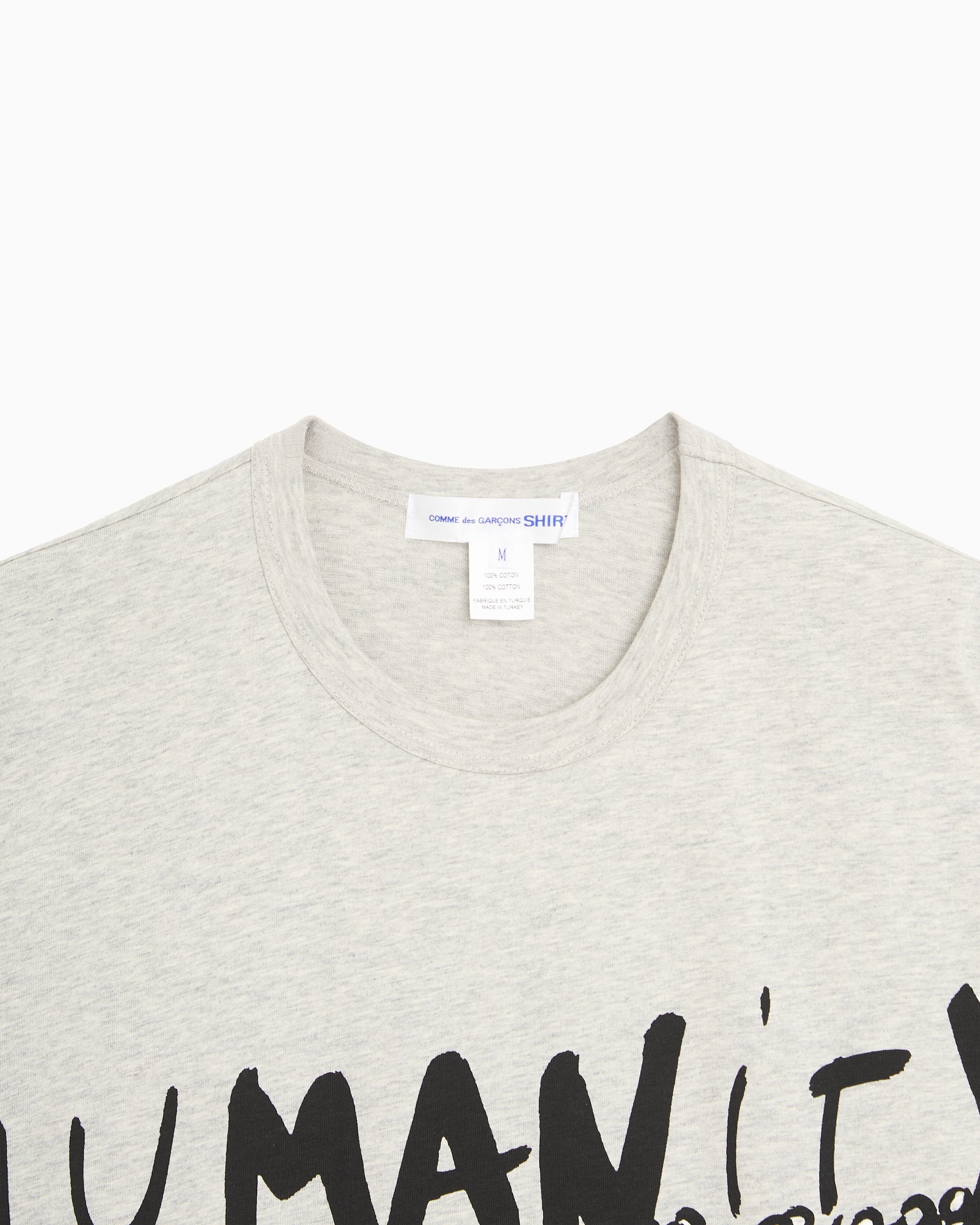 T-Shirts Comme Des Garçons Shirt x Dan Perjovschi "Humanity" Graphic Men's T-Shirt - FQ-T036-S26-1