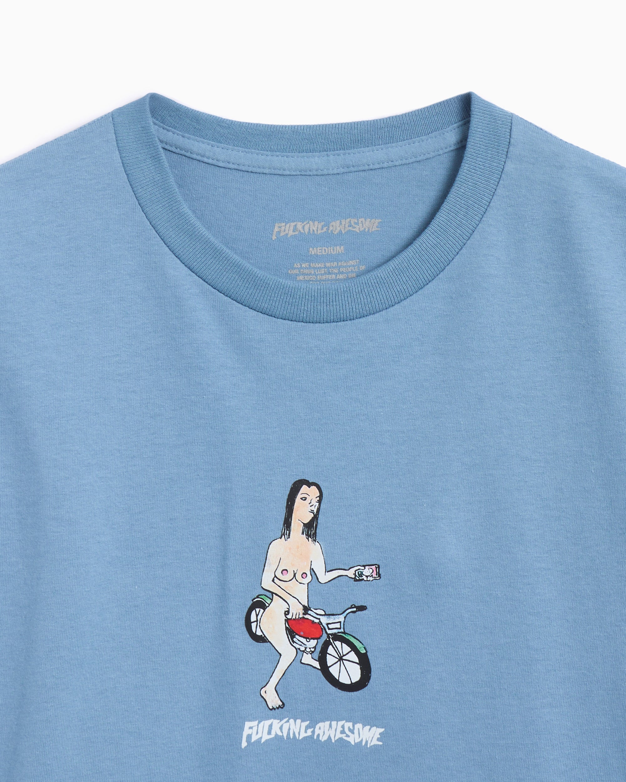 T-Shirts Fucking Awesome Bike Girl Men's T-Shirt Men's T-Shirt - PN25332