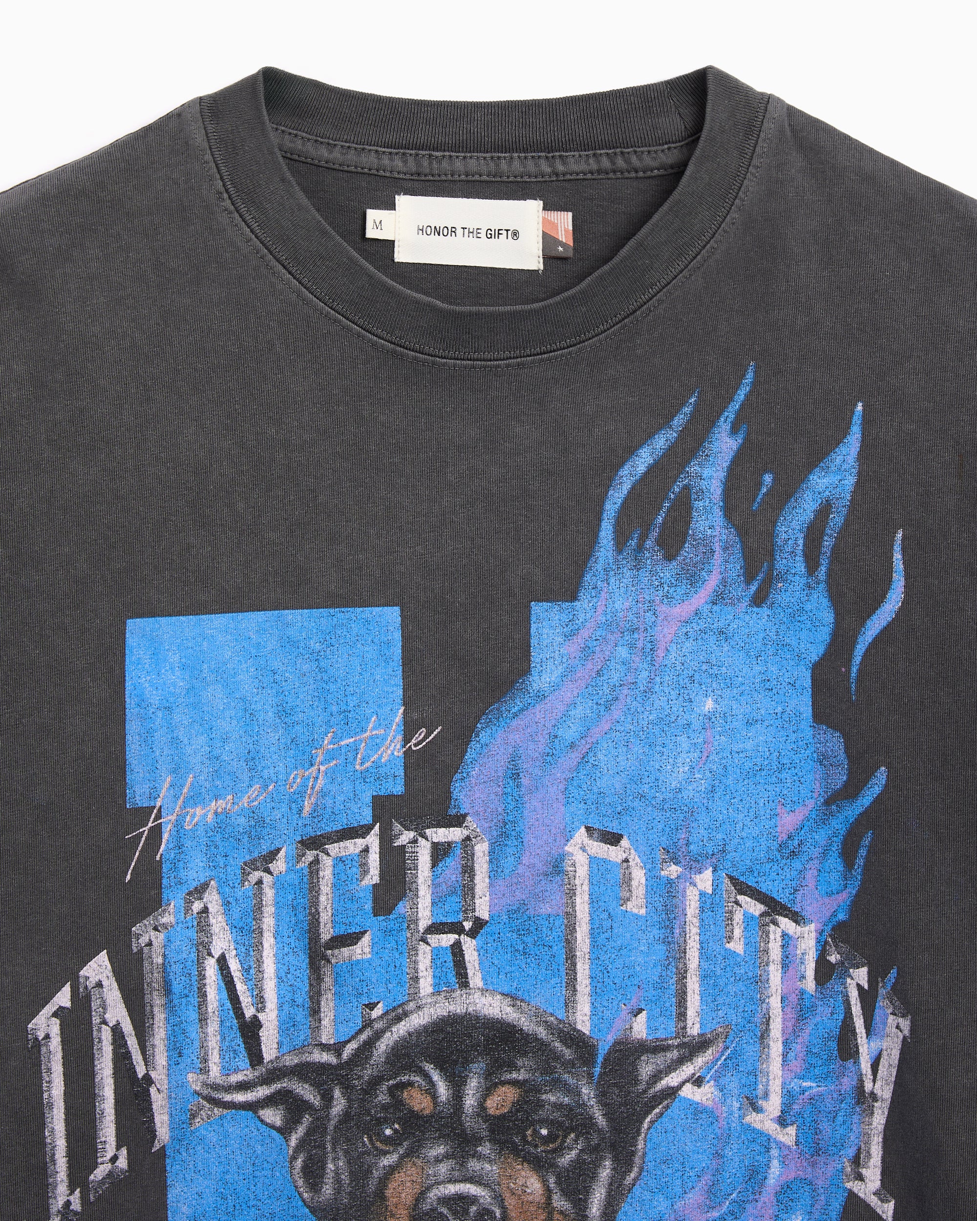 T-Shirts Honor The Gift® Inner City Hounds Graphic Men's T-Shirt - HTG250546-BLACK