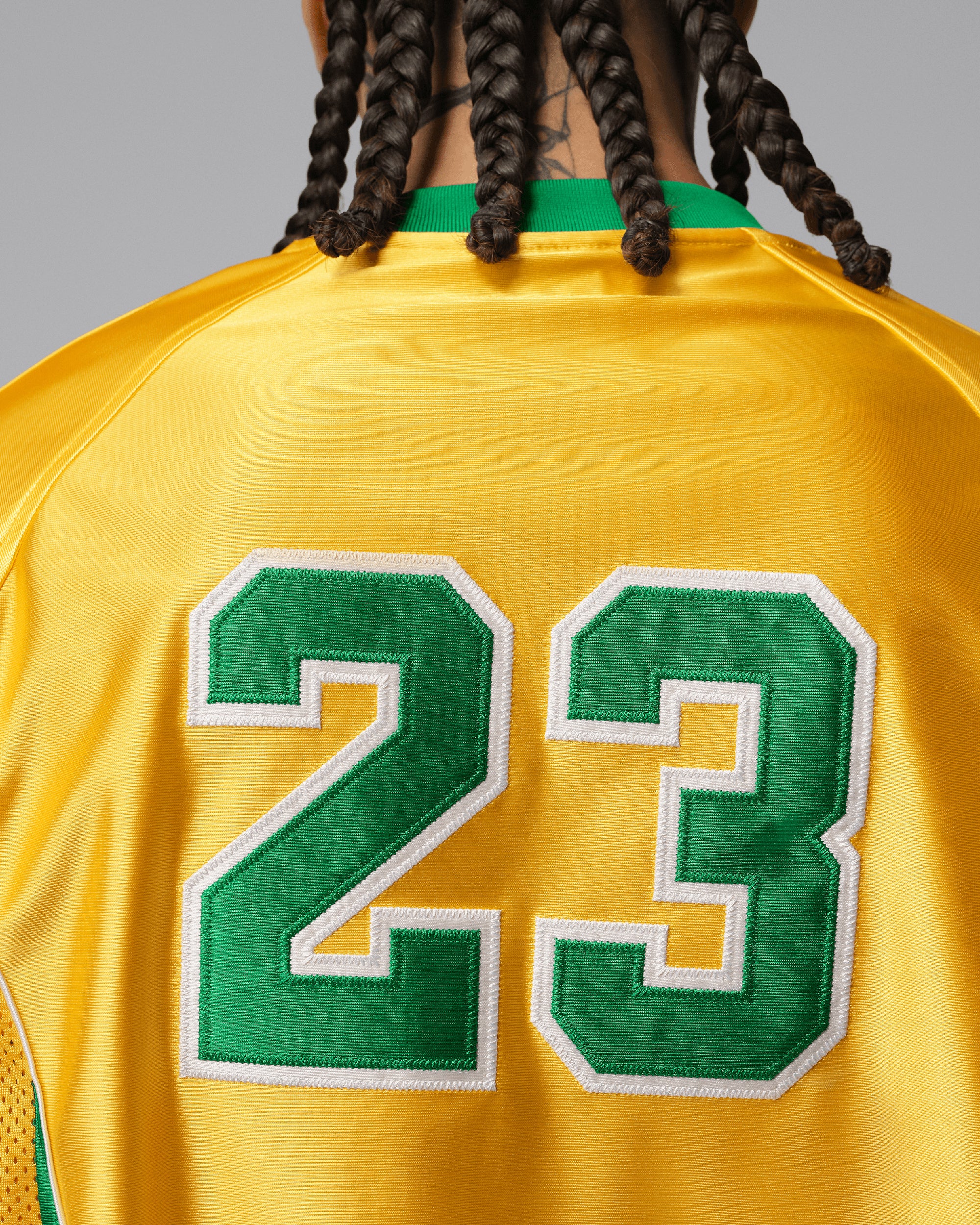 T-Shirts Jordan Brasil Goalkeeper Logo Long-Sleeved Relaxed Men's Jersey T-Shirt - IF3900-741