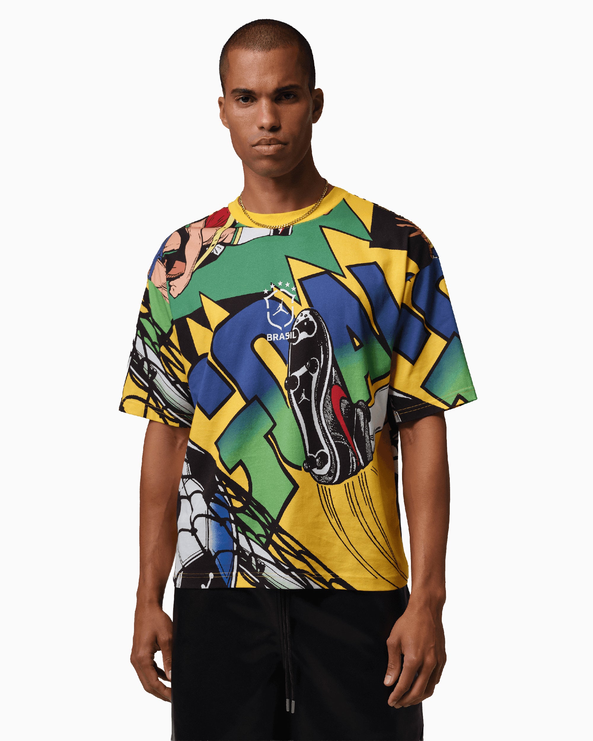 T-Shirts Jordan Essentials Brasil Graphic Boxy Men's T-Shirt - IF3904-741