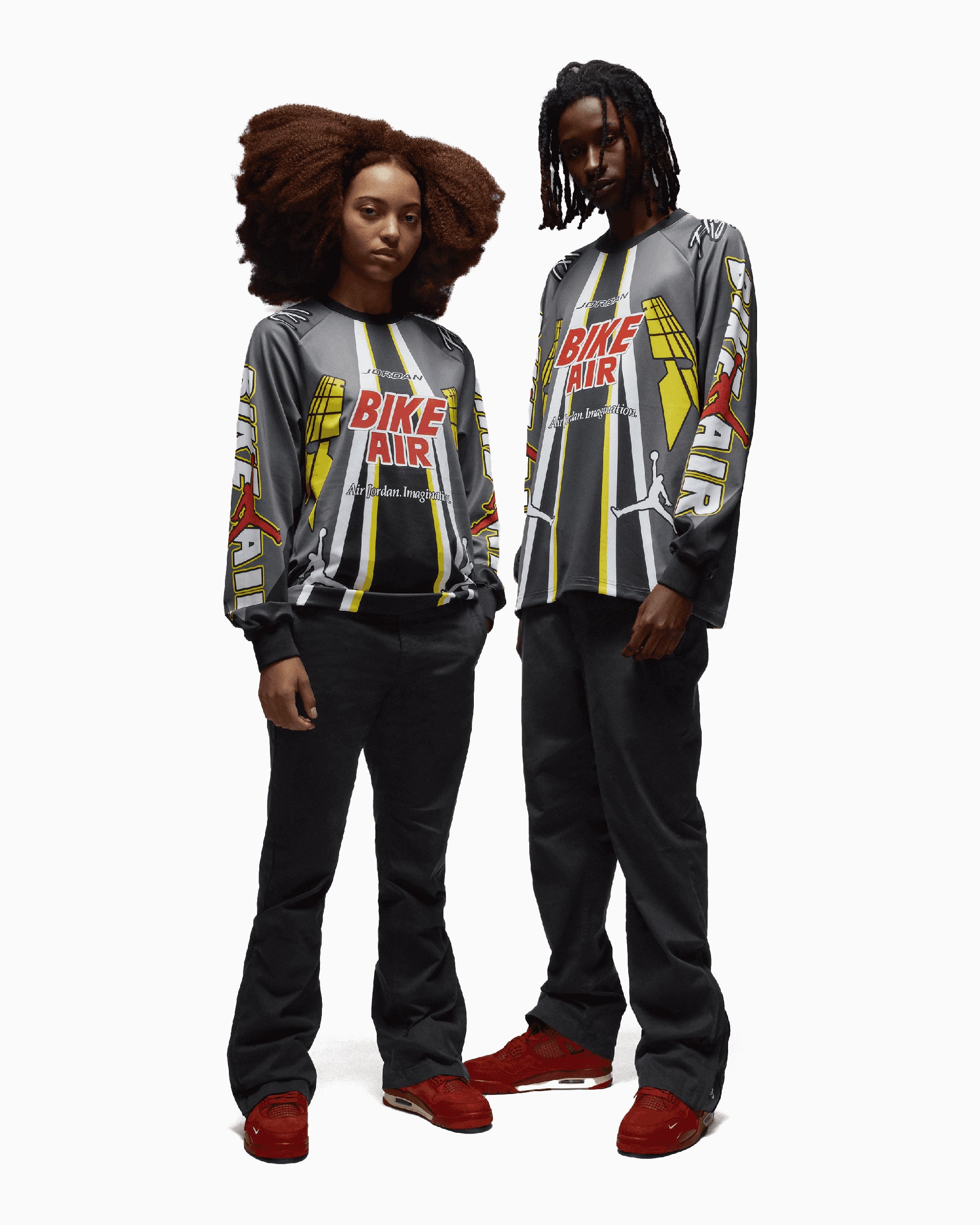 T-Shirts Jordan x Nigel Sylvester Bike Men's Long Sleeve T-Shirt Oversize Men's T-Shirt - HQ1729-068