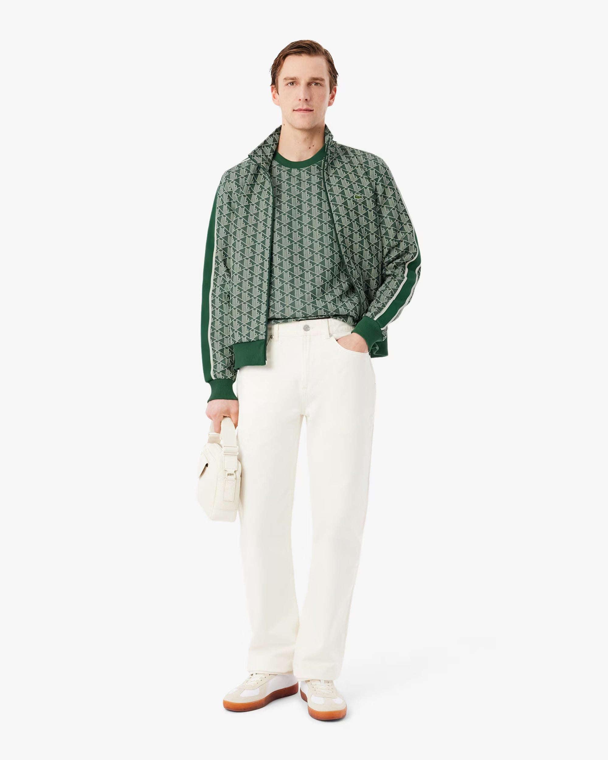 T-Shirts Lacoste Jacquard Graphic Men's T-Shirt - TH1197-00-D1R