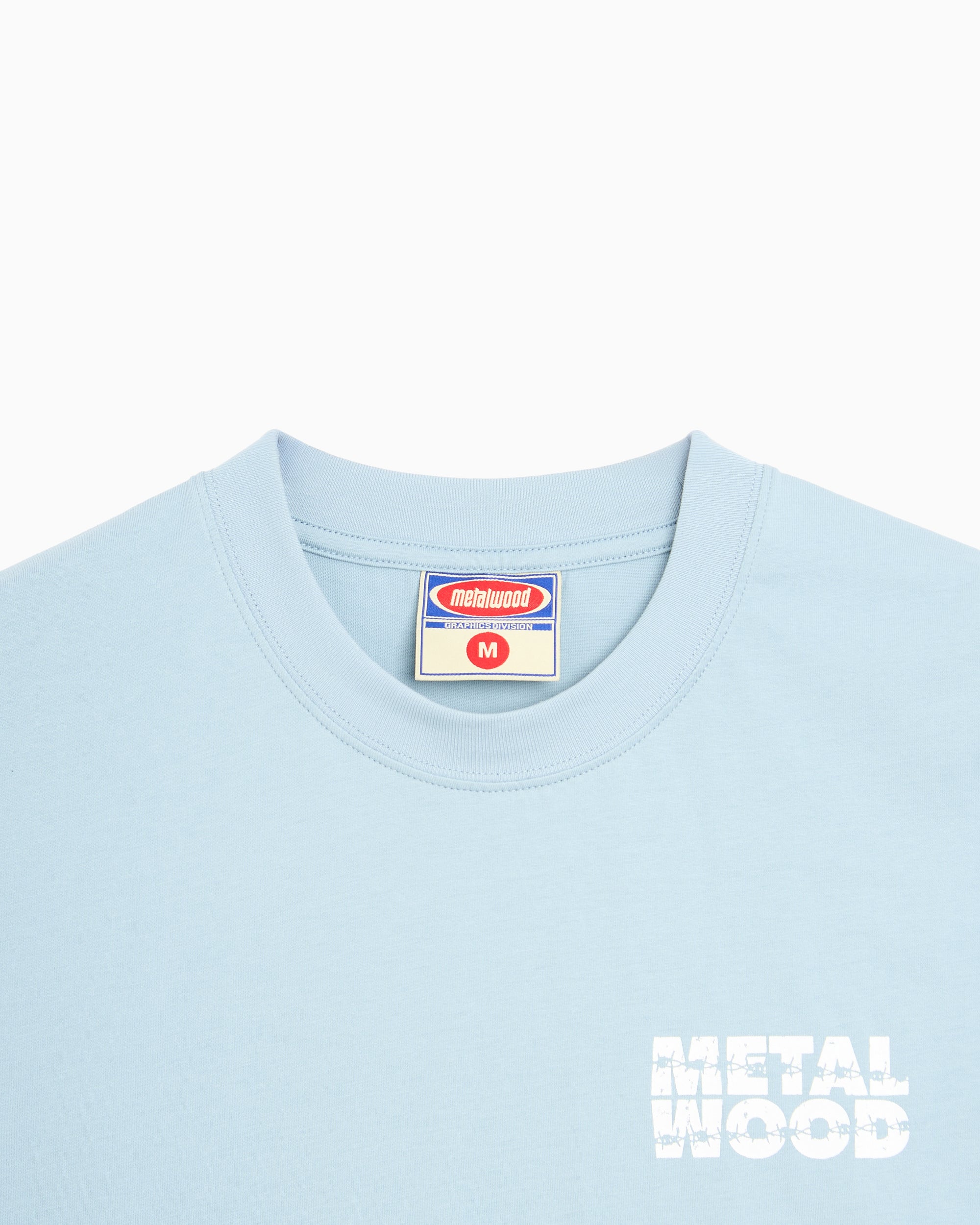 T-Shirts Metalwood Free Graphic Men's T-Shirt - 26SS-03-04_SKY