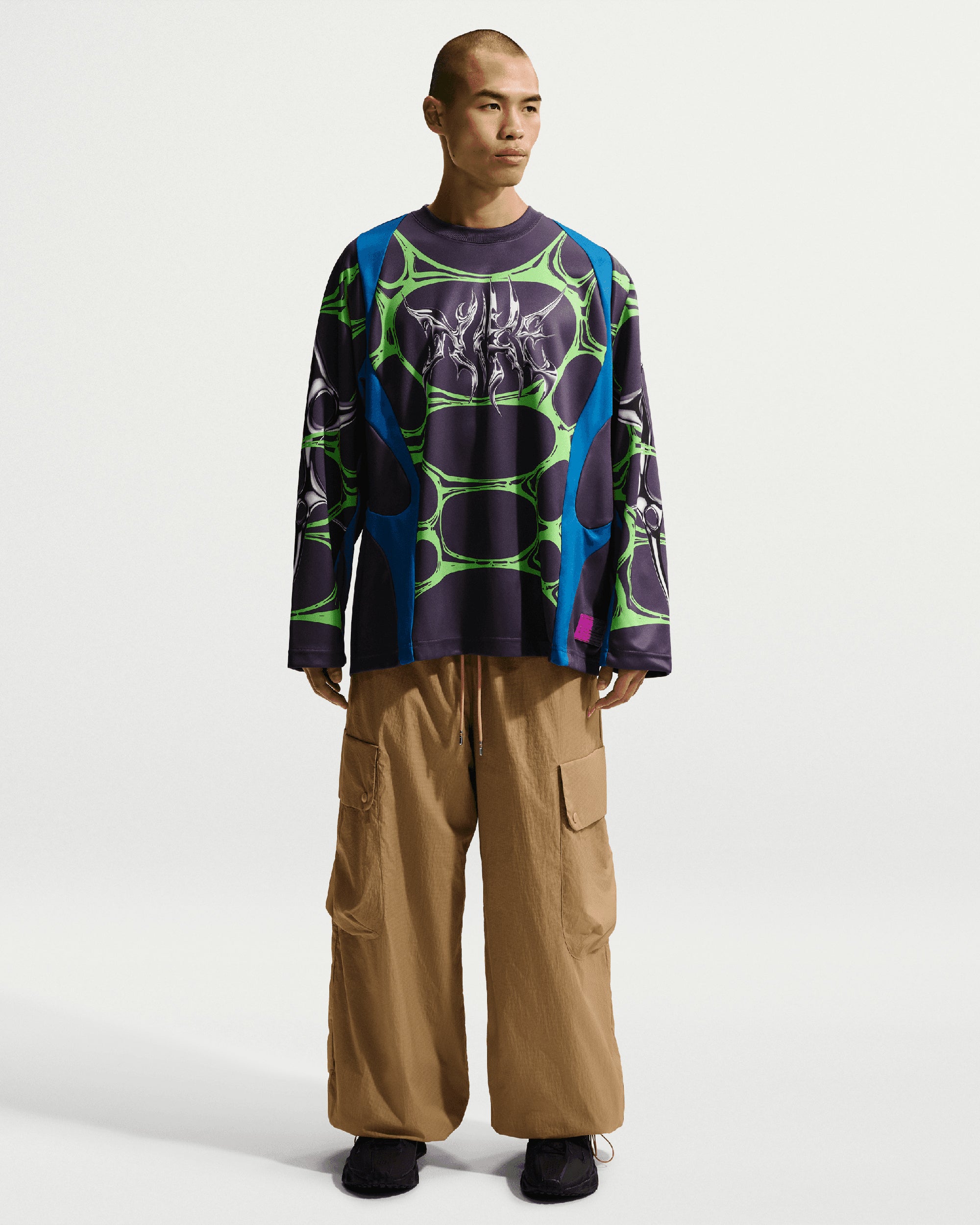 T-Shirts Nike Project F.R.O.G. Jelly Cage Graphic Long-Sleeved Oversize Men's Jersey T-Shirt - IF1294-490