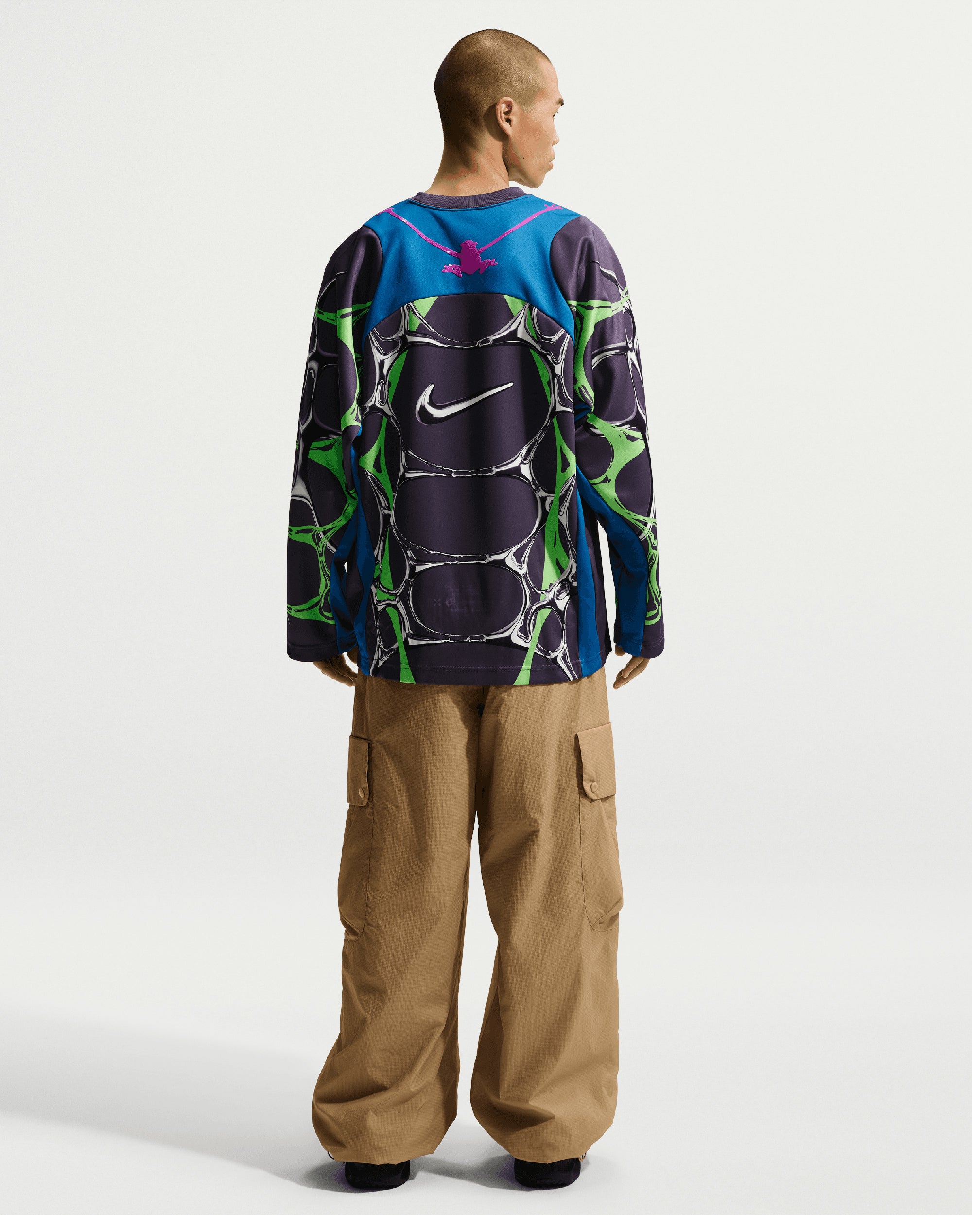 T-Shirts Nike Project F.R.O.G. Jelly Cage Graphic Long-Sleeved Oversize Men's Jersey T-Shirt - IF1294-490