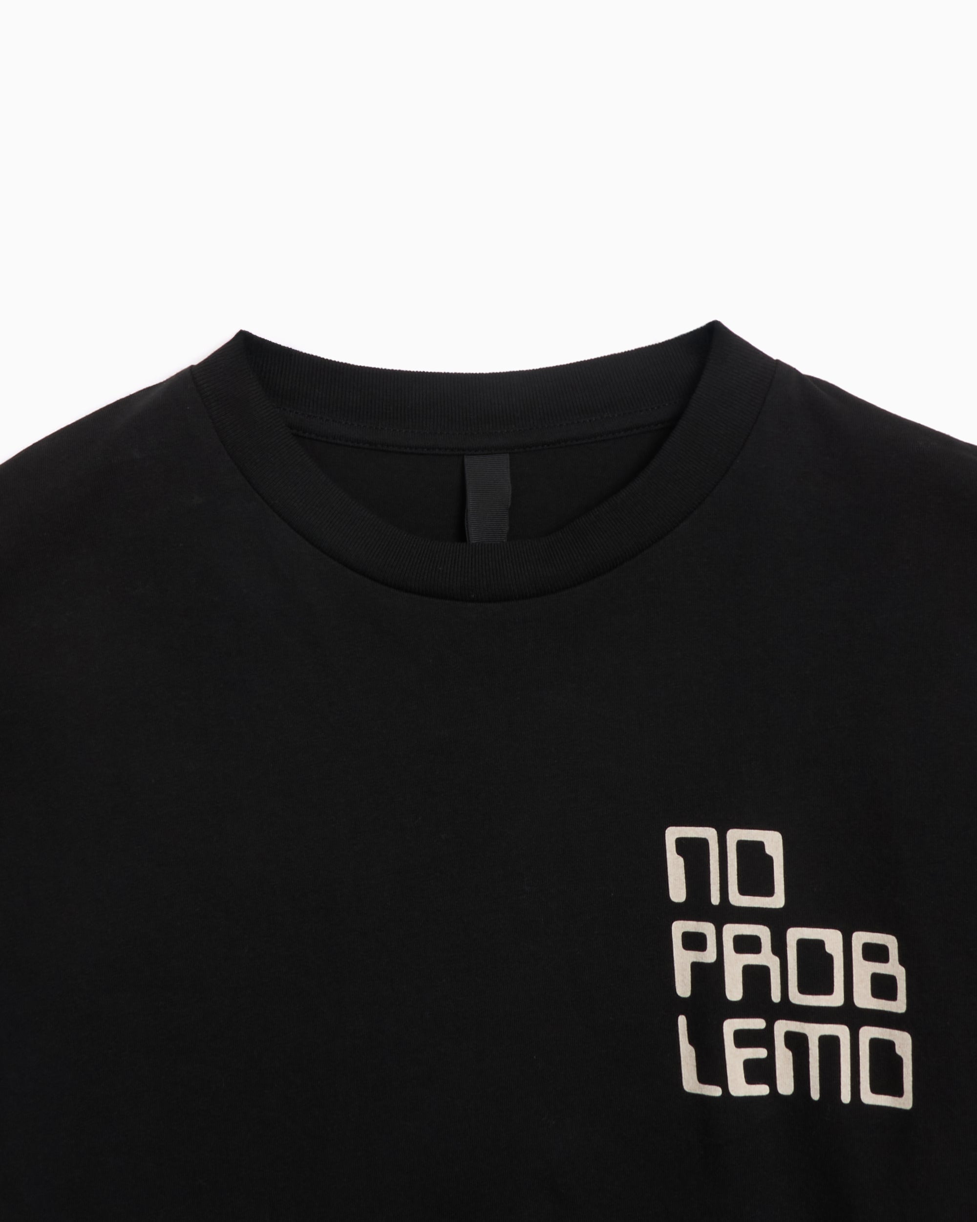 T-Shirts No Problemo No Vision Men's Long Sleeve T-Shirt Men's T-Shirt - NP6002303-BLK
