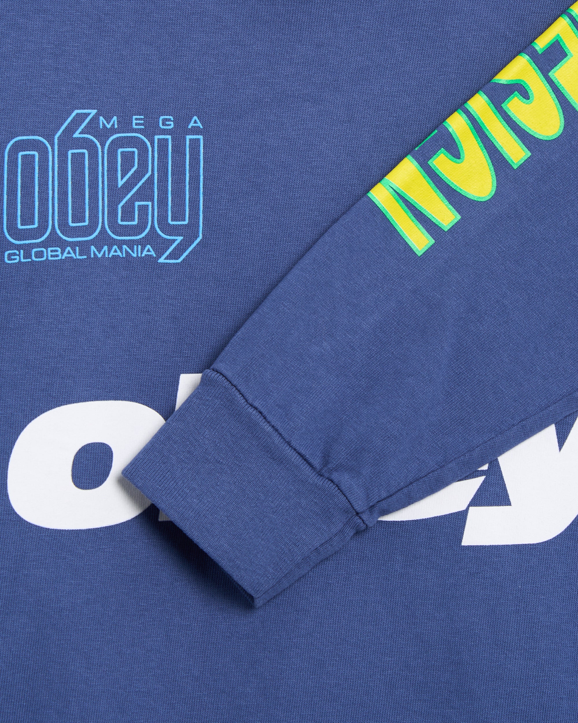T-Shirts OBEY Clothing Mega Global Mania Graphic Long-Sleeved Men's T-Shirt - 168004211-DDEN