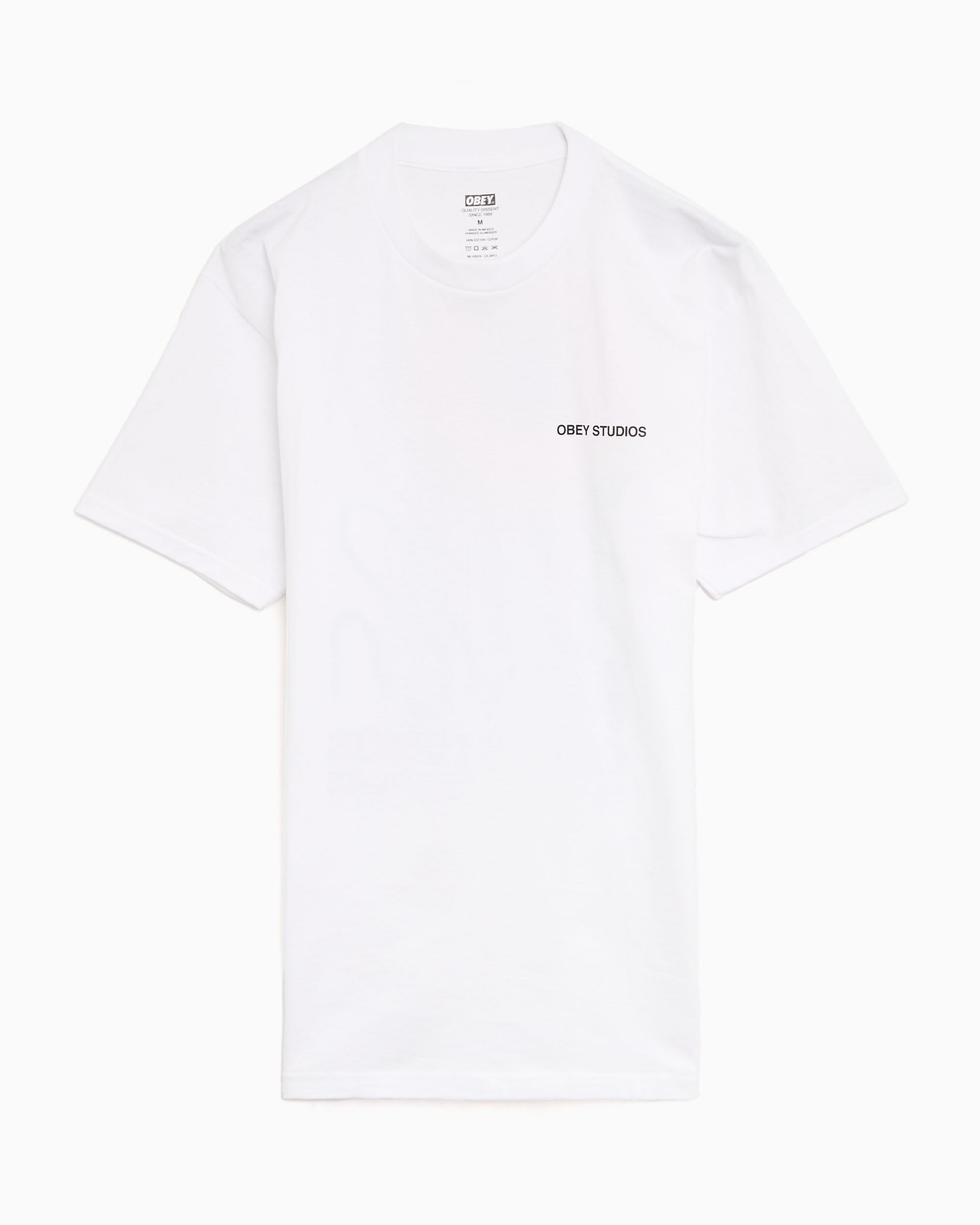 T-Shirts OBEY Clothing Moves Of Life Graphic Men's T-Shirt - 165264343-WHT