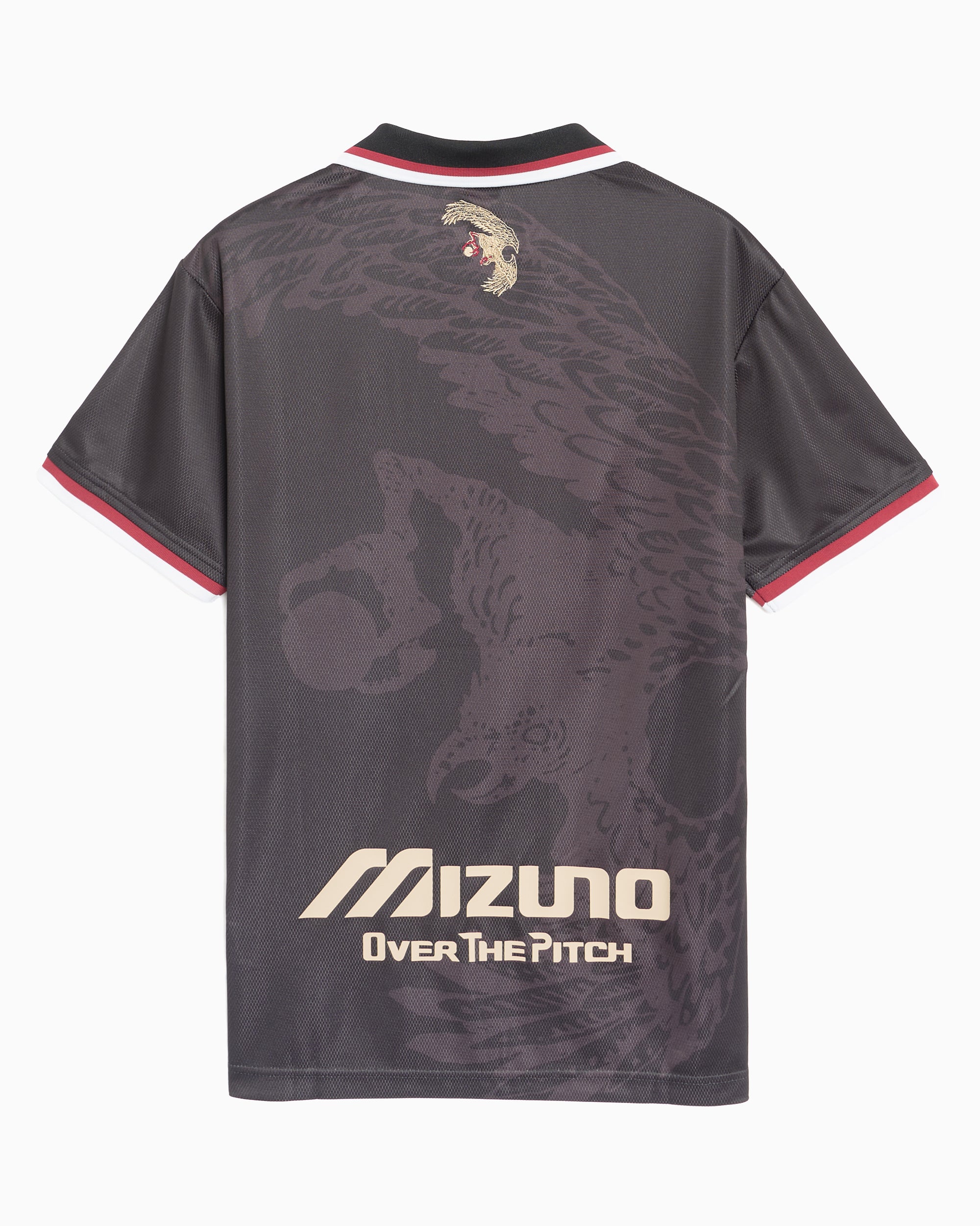T-Shirts OVER THE PITCH x Mizuno Football Logo Men's Jersey T-Shirt - 32TPAI0009
