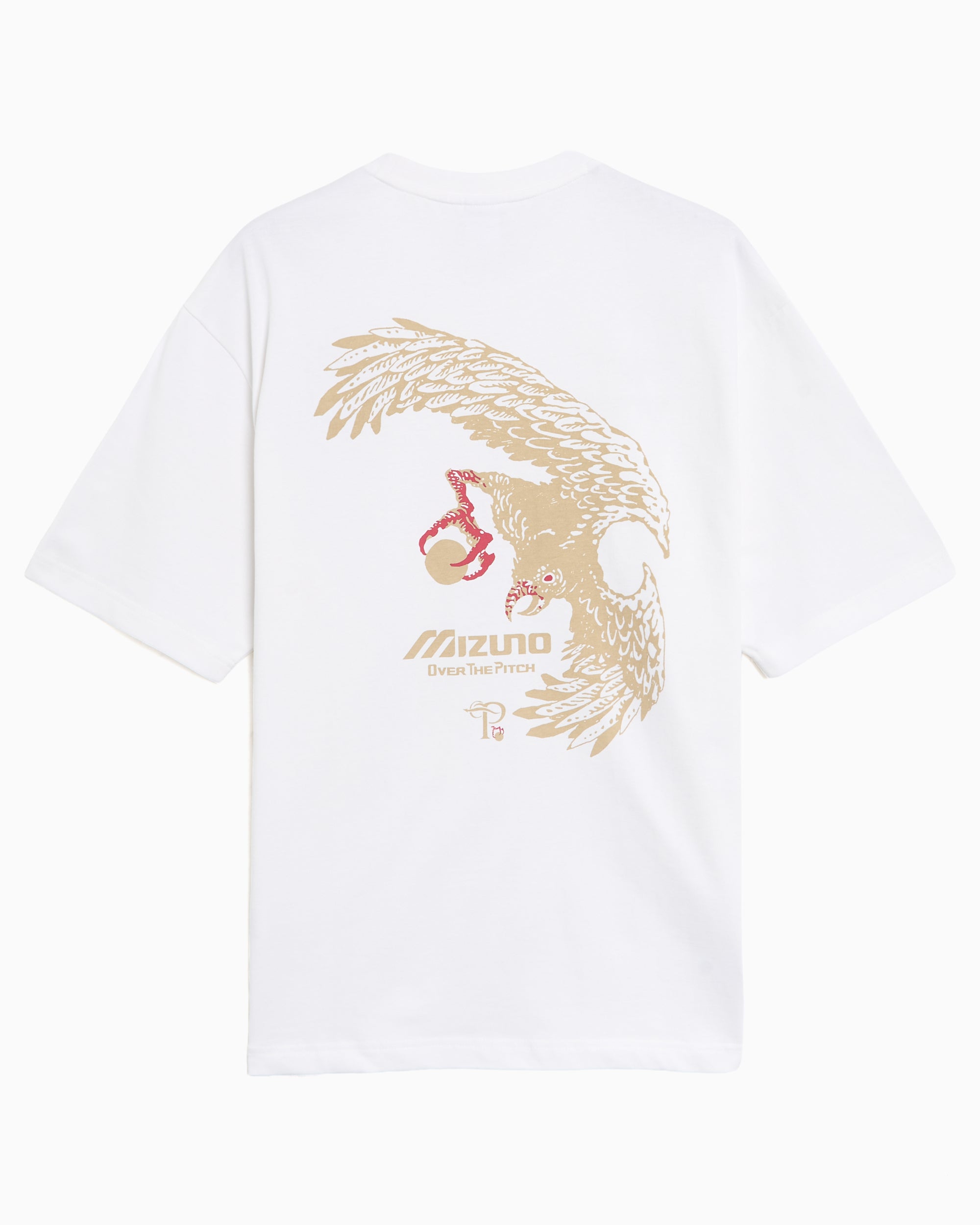 T-Shirts OVER THE PITCH x Mizuno Graphic Oversize Men's T-Shirt - 32TPAI0201