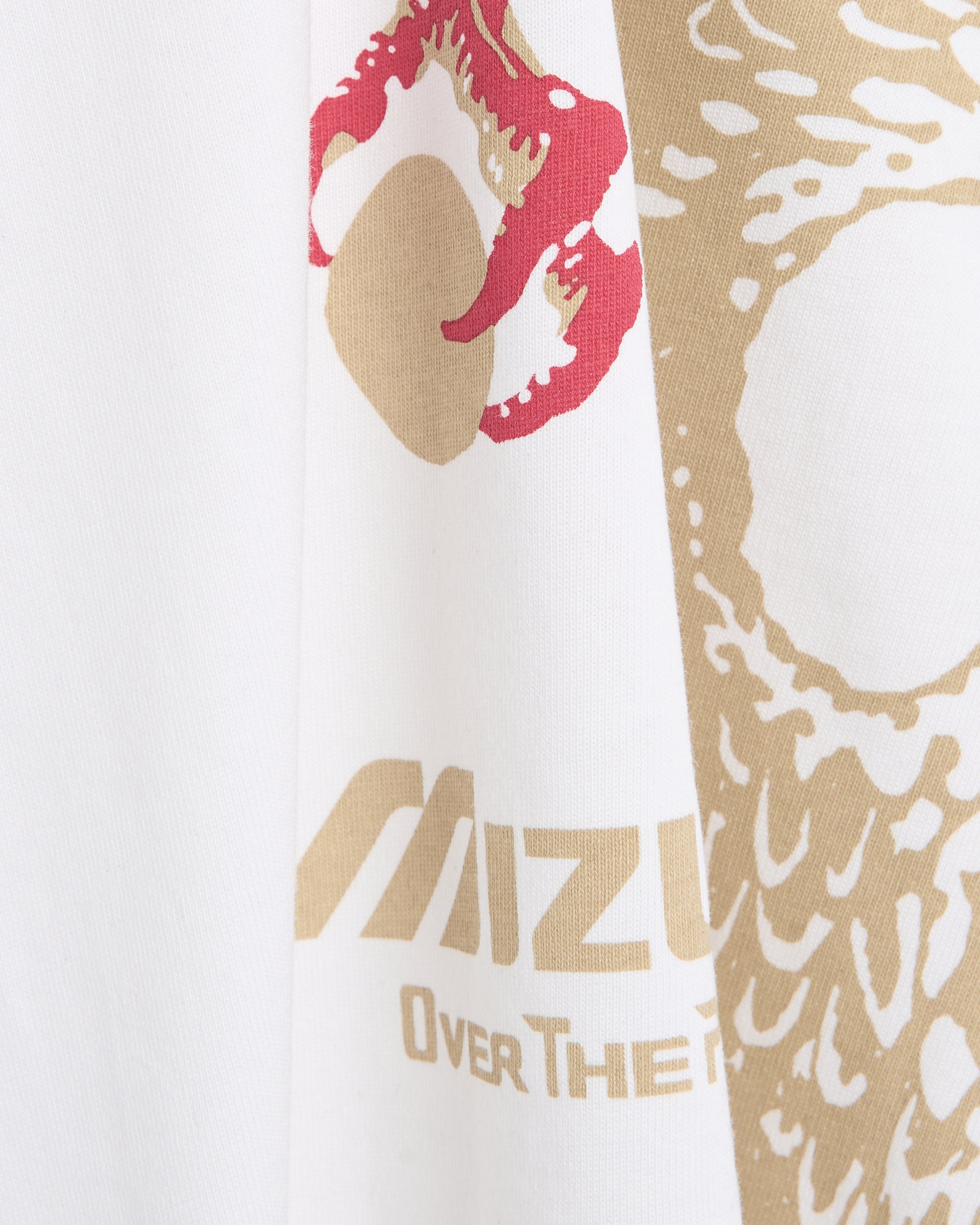 T-Shirts OVER THE PITCH x Mizuno Graphic Oversize Men's T-Shirt - 32TPAI0201