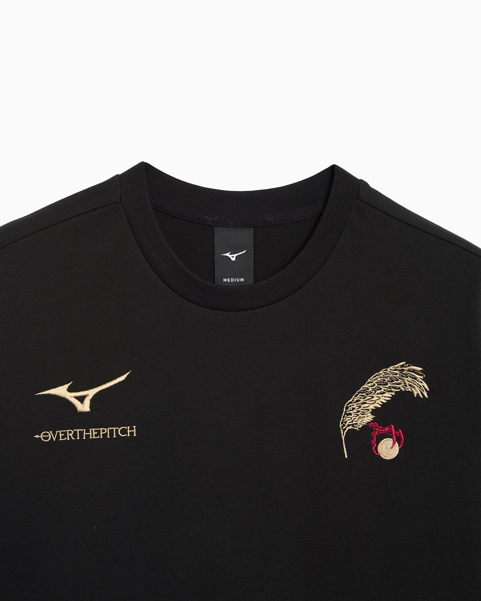 T-Shirts OVER THE PITCH x Mizuno Graphic Oversize Men's T-Shirt - 32TPAI0209