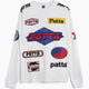 T-Shirt com gráfico de manga comprida Patta Sponsor Jersey para homem