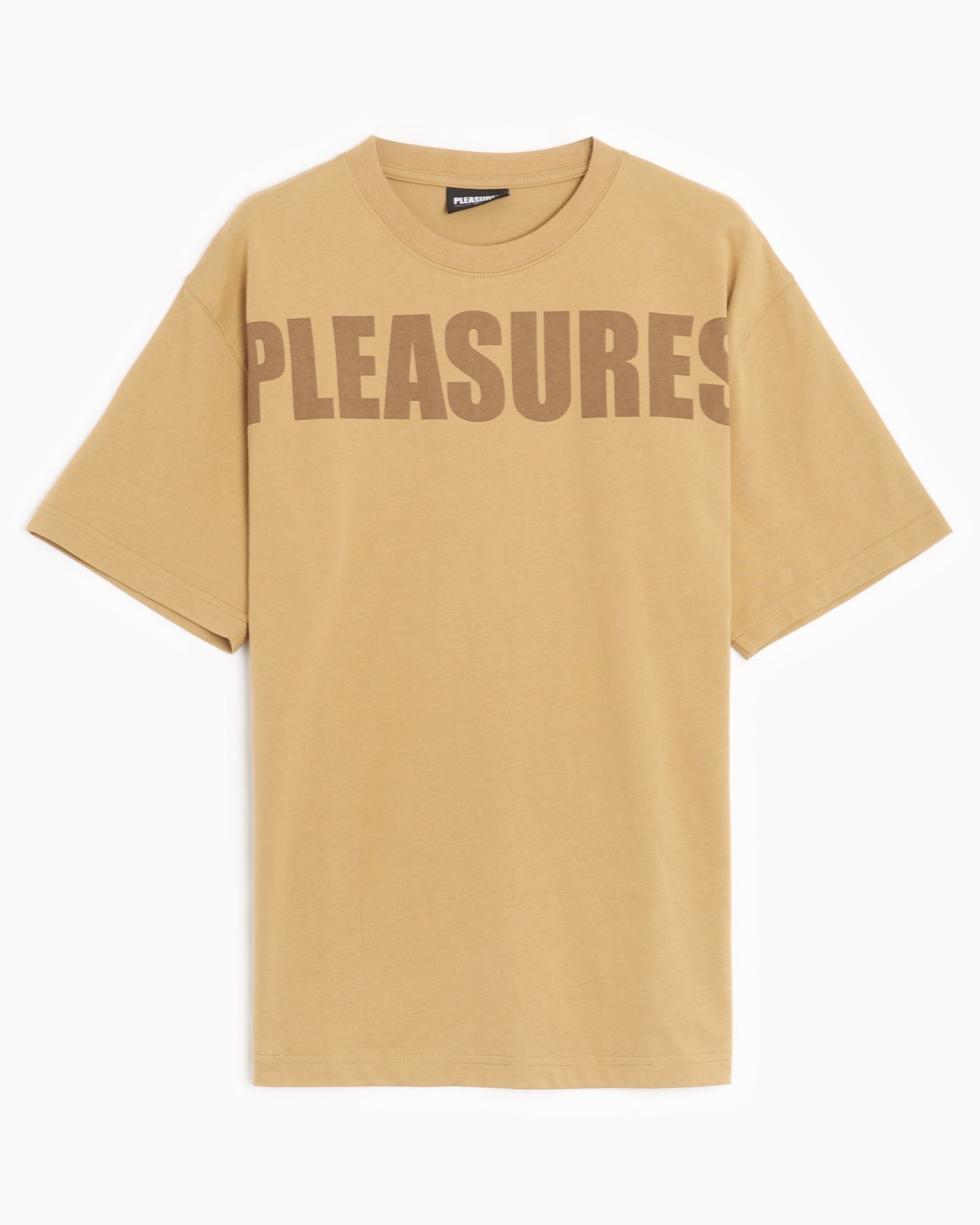 T-Shirts Pleasures Expand Men's Heavyweight T-Shirt Men's T-Shirt - P23F032-BROWN