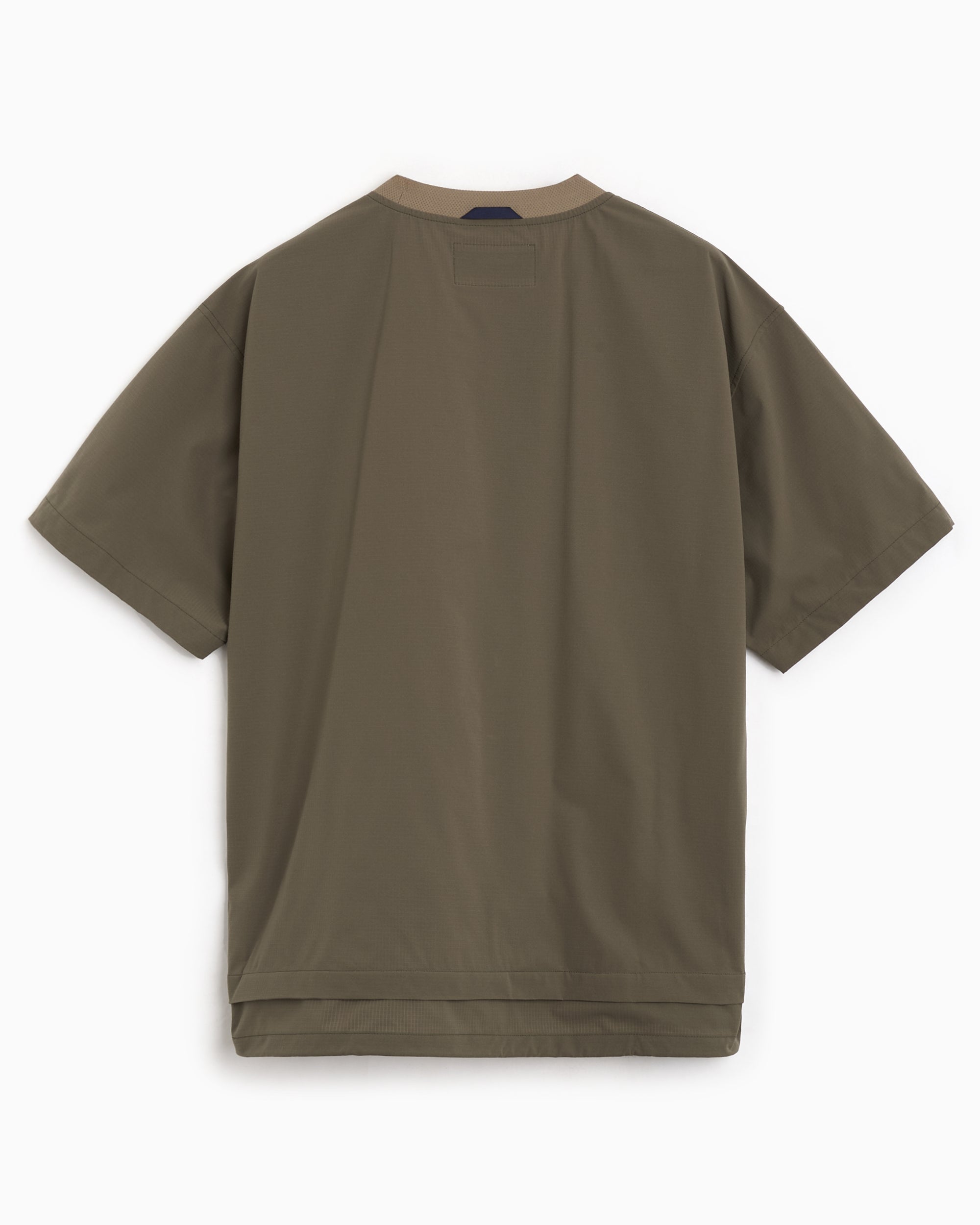 T-Shirts Poliquant The Deformed Relaxed Men's T-Shirt - 2601004-OLIVE