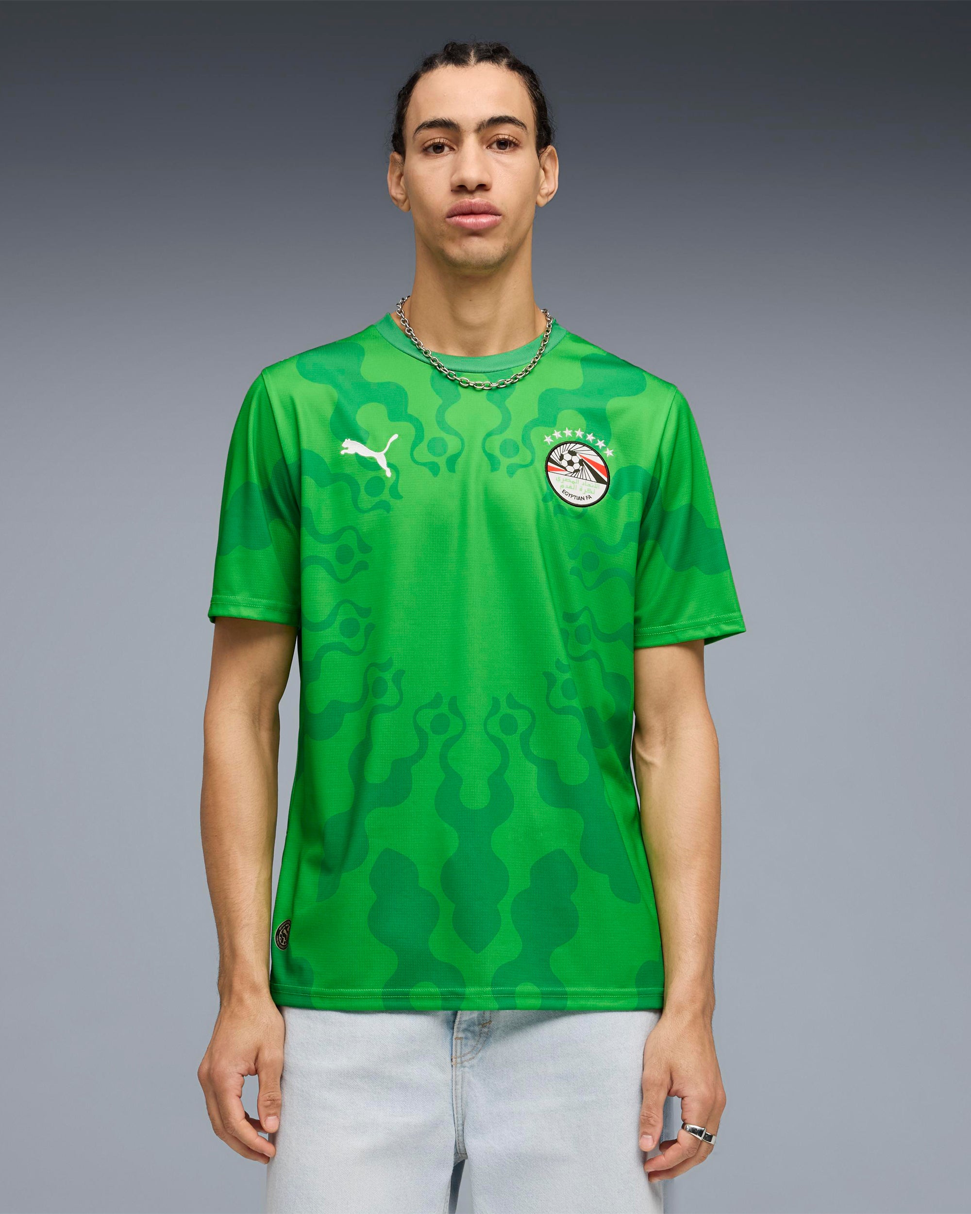 T-Shirts Puma x Salehe Bembury x Egypt Goalkeeper Logo Men's Jersey T-Shirt - 787112-80