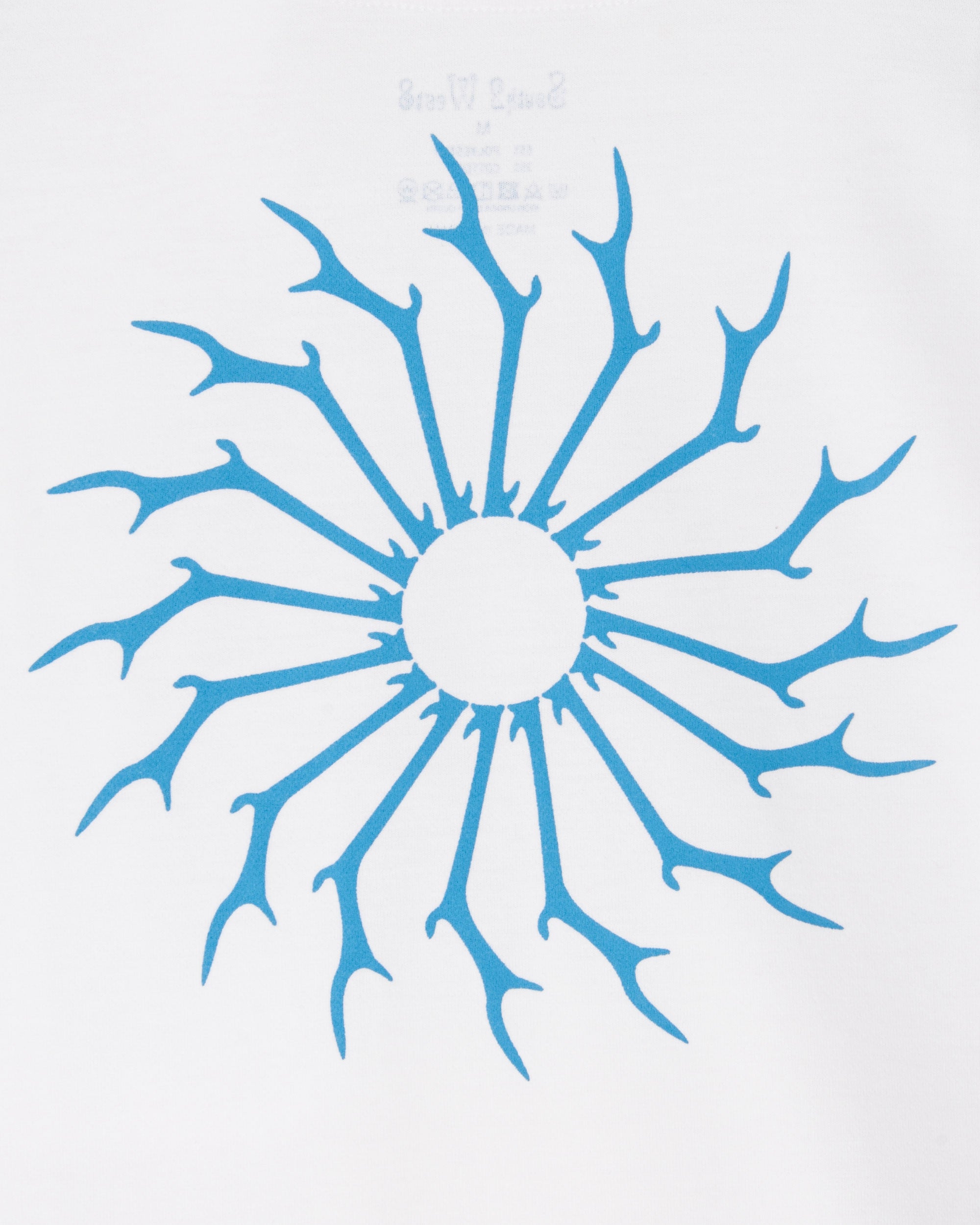 T-Shirts South2 West8 Round Pocket Men's Long Sleeve T-Shirt Men's T-Shirt - NS840-A-White