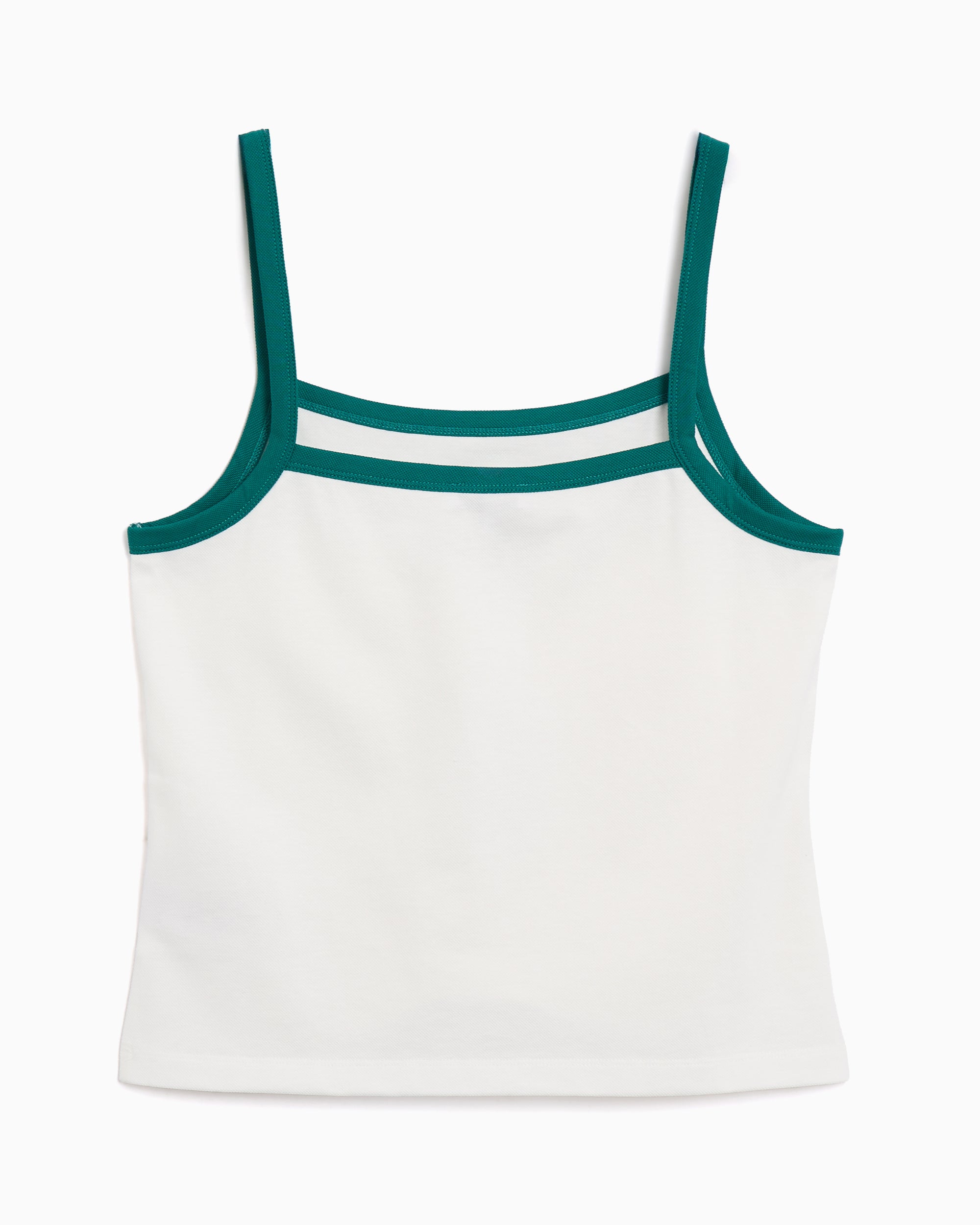 T-Shirts Sporty & Rich Crown Tennis Pique Women's Tank Top - TO079621304WH27