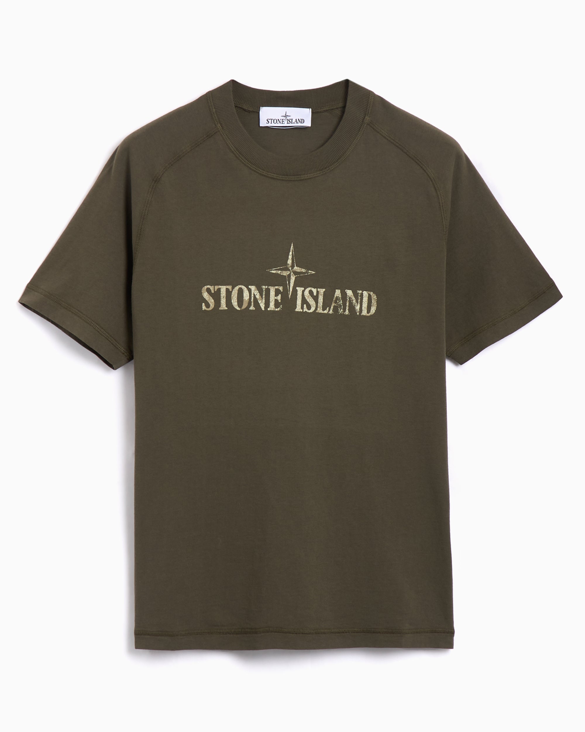 T-Shirt Stone Island Men's Short Sleeve T-Shirt para homem