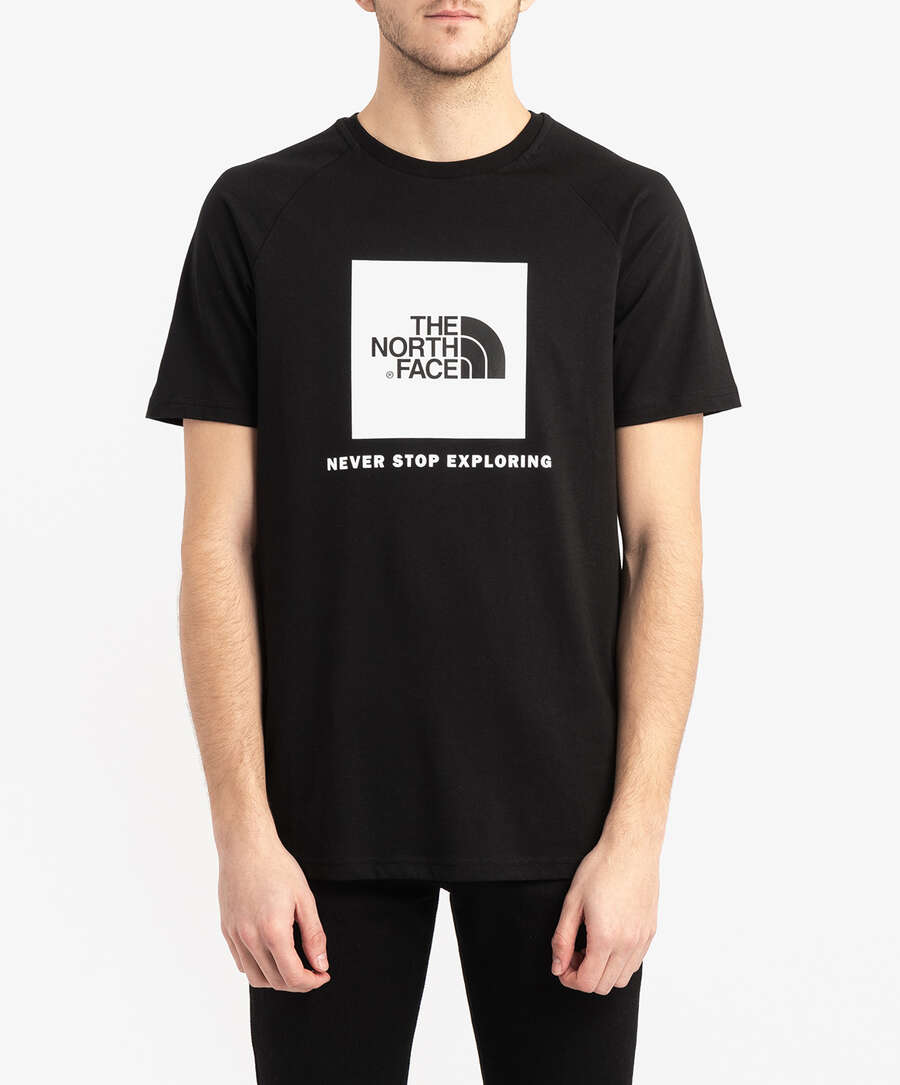 T-Shirts The North Face Raglan Red Box Men's Short-Sleeve T-Shirt Men's T-Shirt - NF0A3BQOKY41