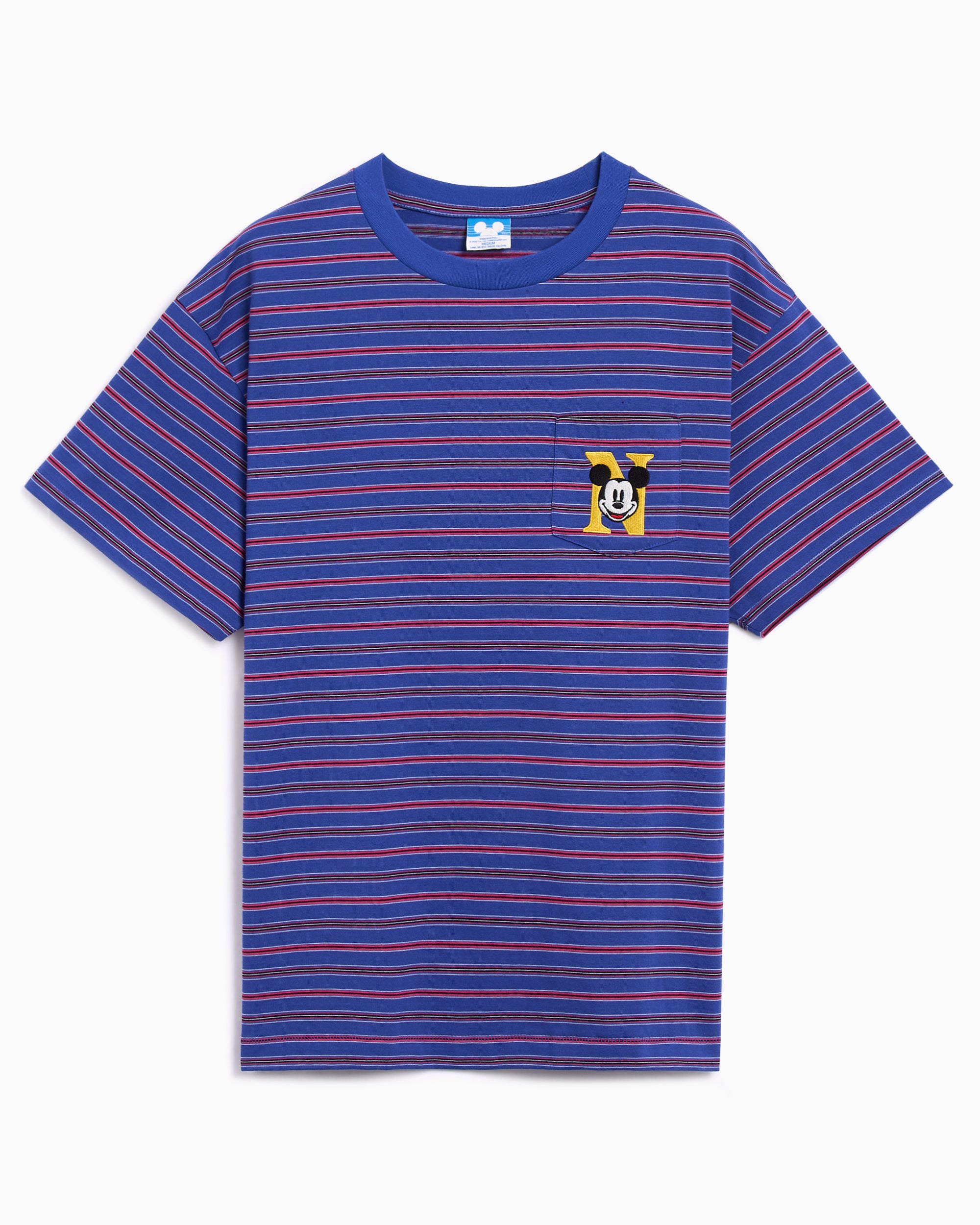 T-Shirts thisisneverthat® Mickey Boarder Striped Men's T-Shirt - DS251TTSST05-MLT