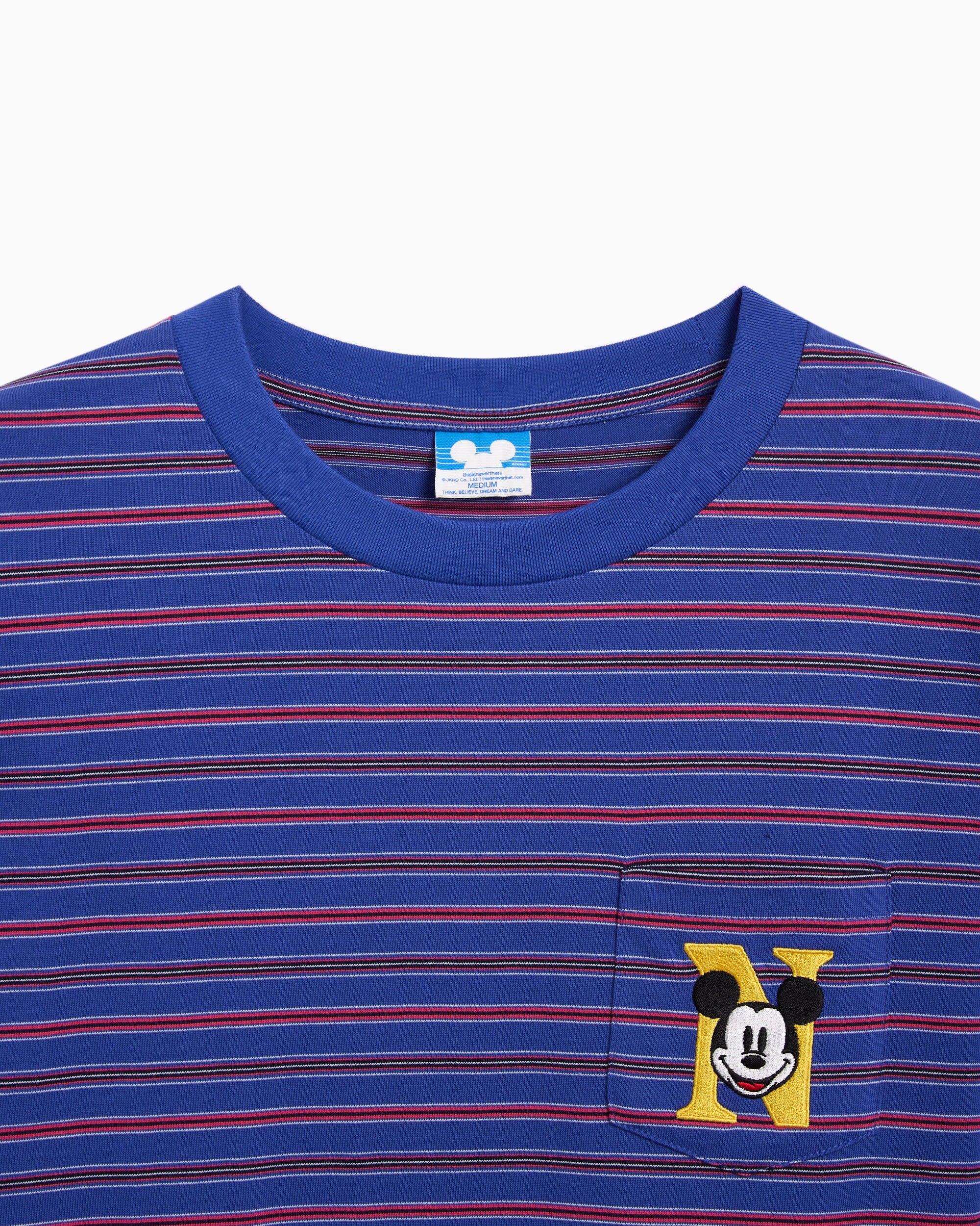 T-Shirts thisisneverthat® Mickey Boarder Striped Men's T-Shirt - DS251TTSST05-MLT
