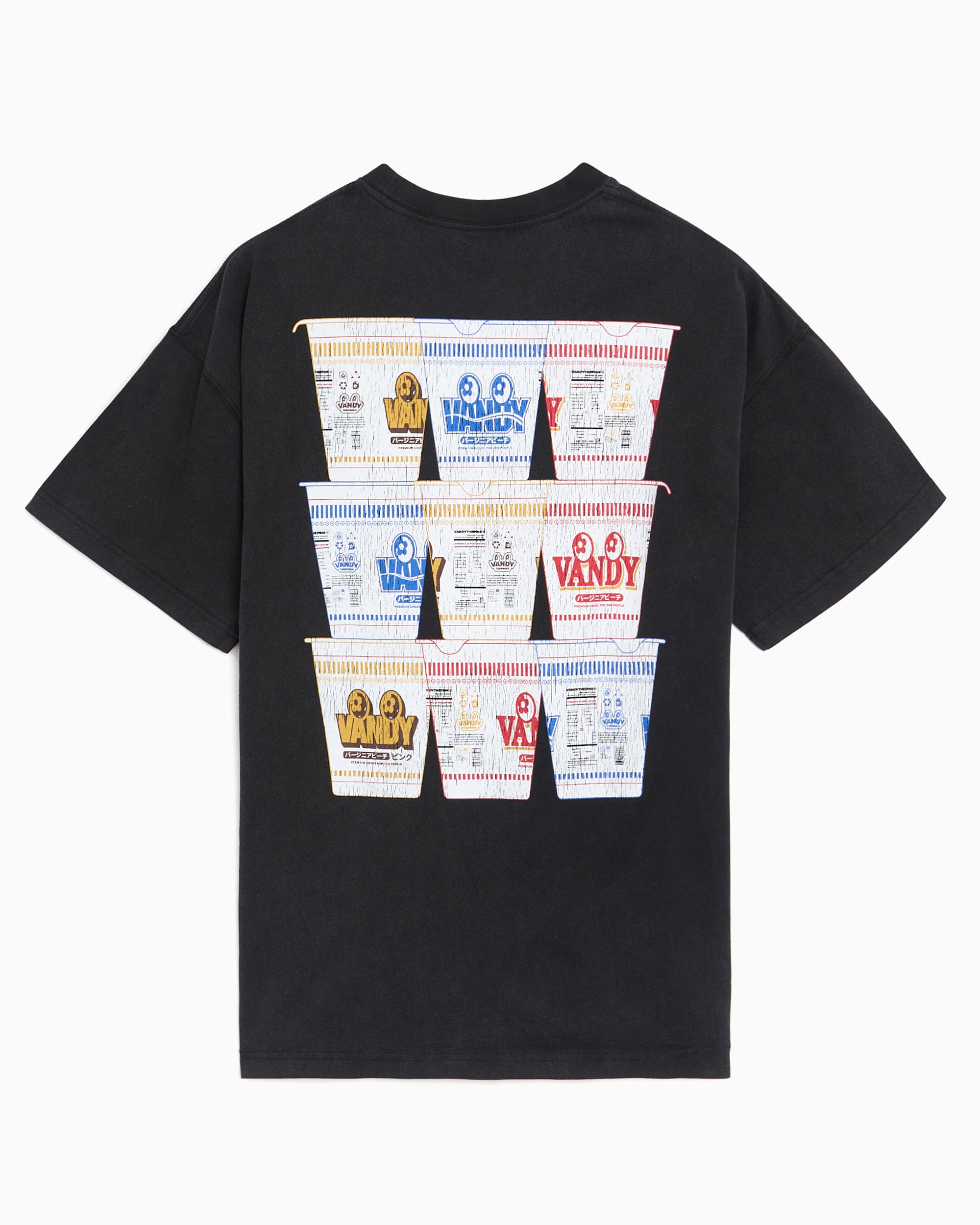 T-Shirts Vandy The Pink Cup Noodle Eye Graphic Relaxed Men's T-Shirt - VD1089-100