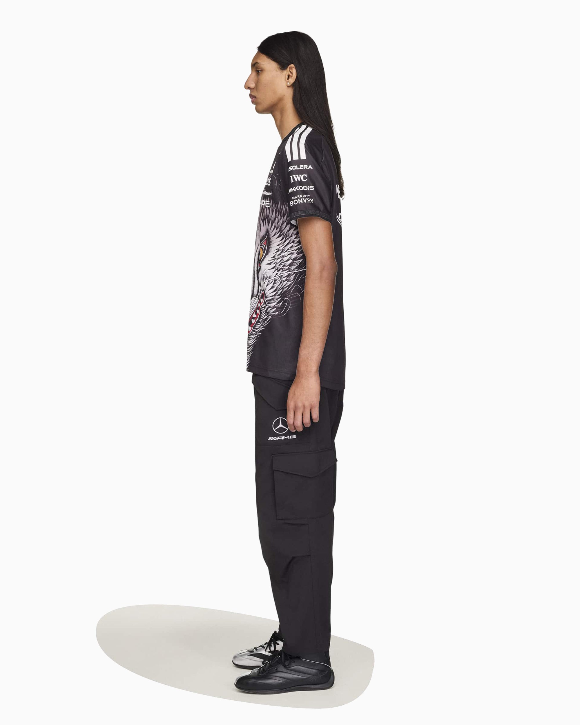 T-Shirts Y-3 x Mercedes AMG Petronas Team F1 "Driver" Graphic Unisex T-Shirt - KT2226