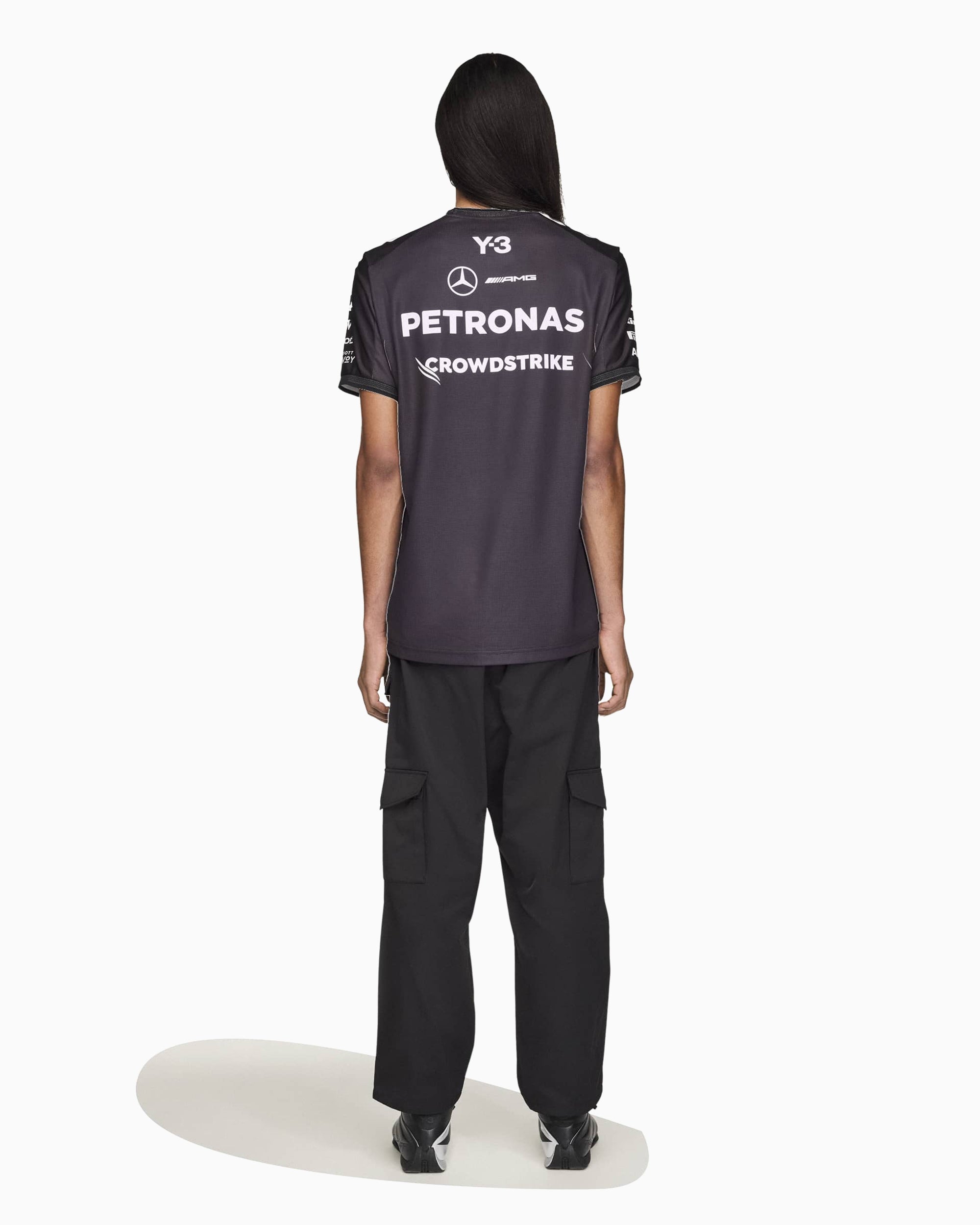 T-Shirts Y-3 x Mercedes AMG Petronas Team F1 "Driver" Graphic Unisex T-Shirt - KT2226