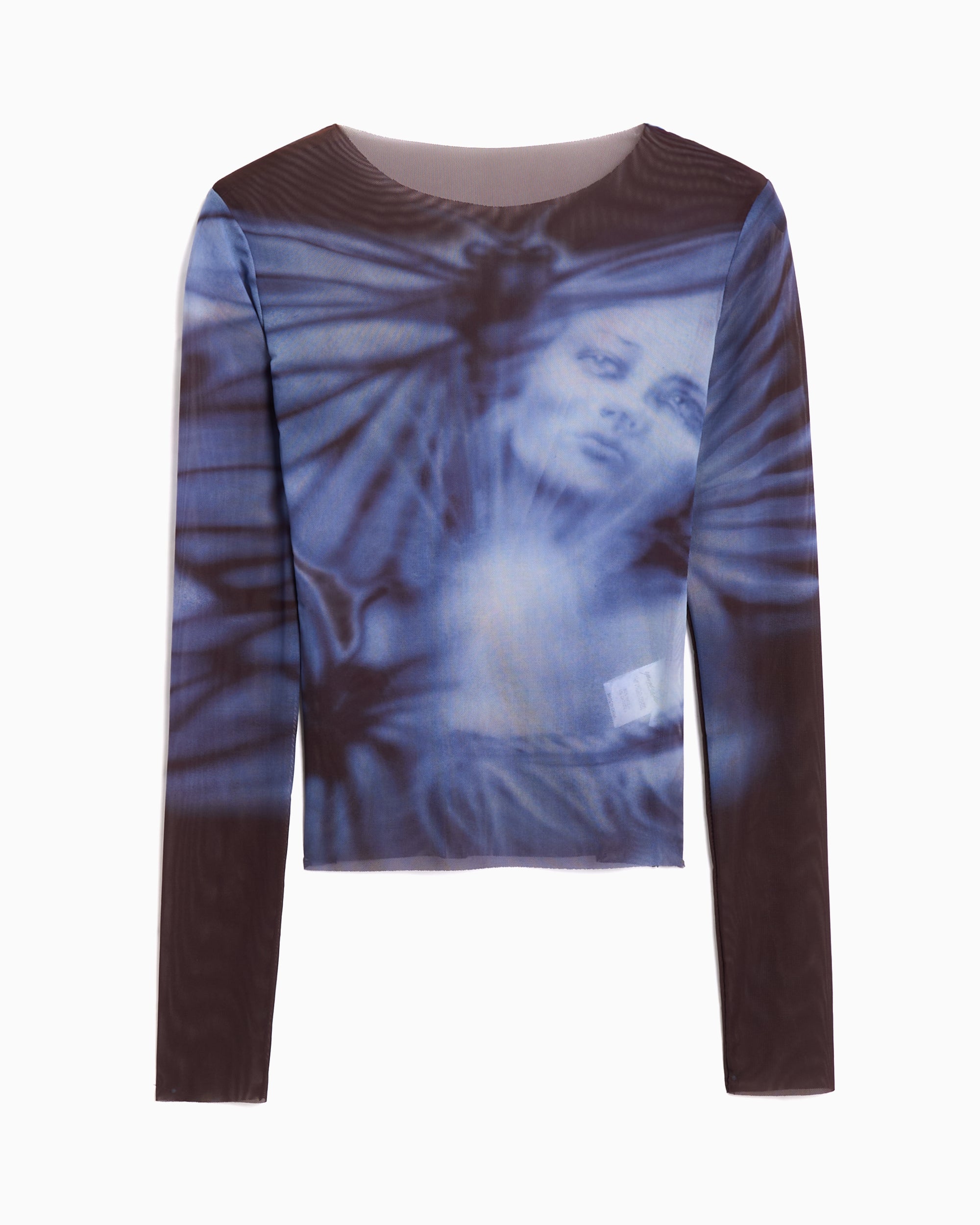 T-Shirts Yardsale XXX Butterfly Mesh Graphic Long-Sleeved Slim Men's T-Shirt - PN28142