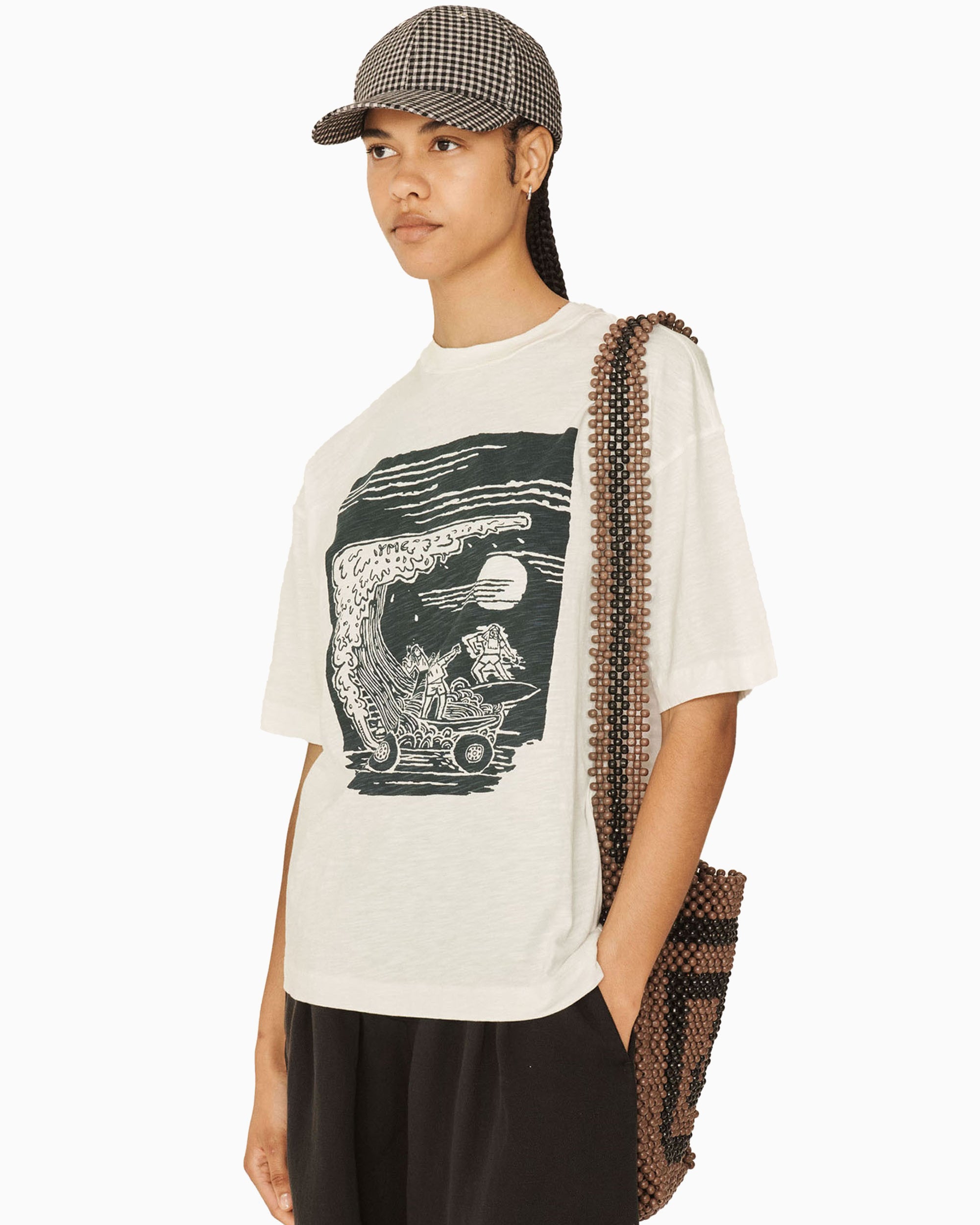 Tote Bags YMC Pilgrim Unisex Bag Unisex Tote Bag - PBWAD-BROWN/BLACK