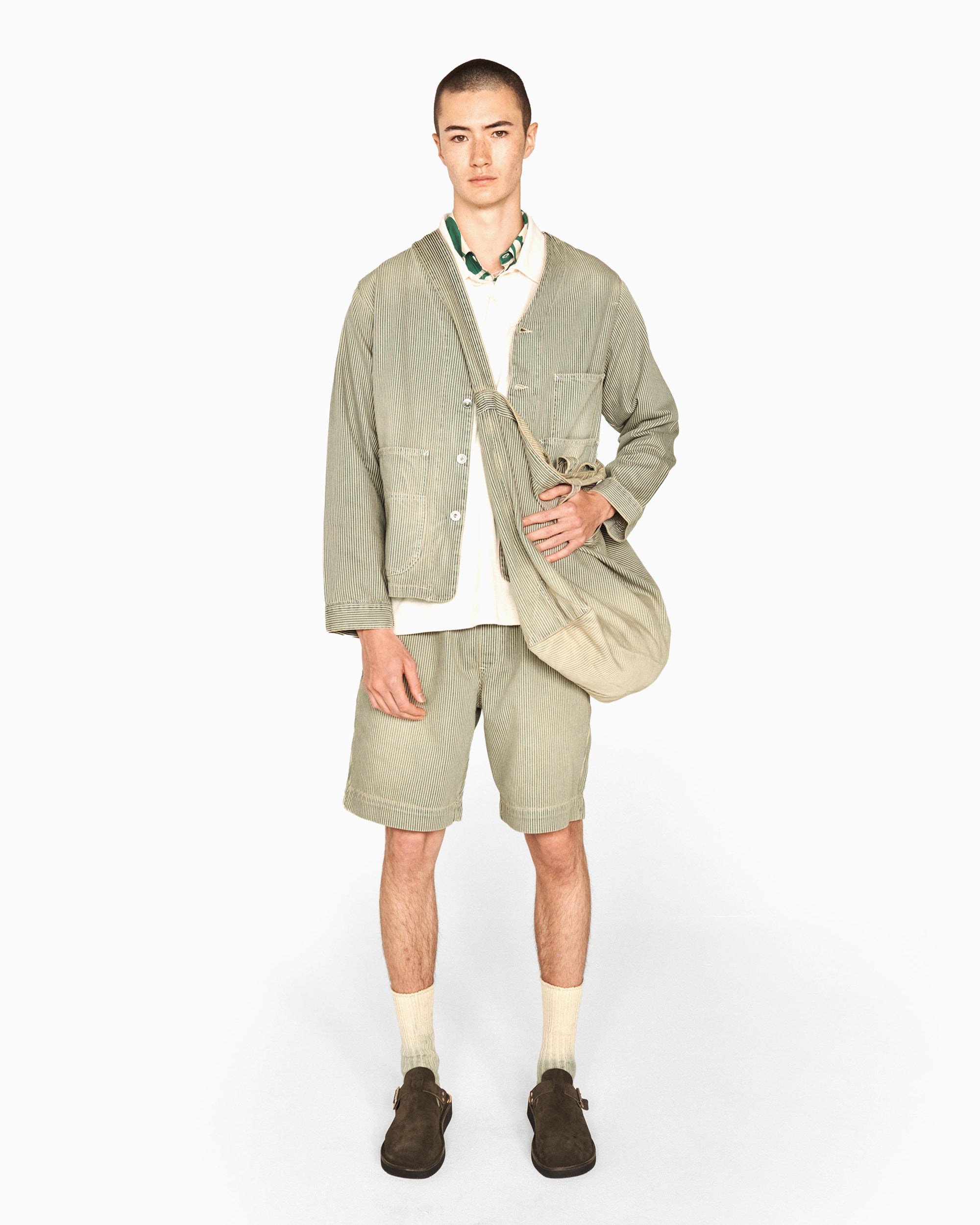 Tote Bags YMC Unisex Tote Bag Unisex Tote Bag - PBWAB-NAVY/BROWN