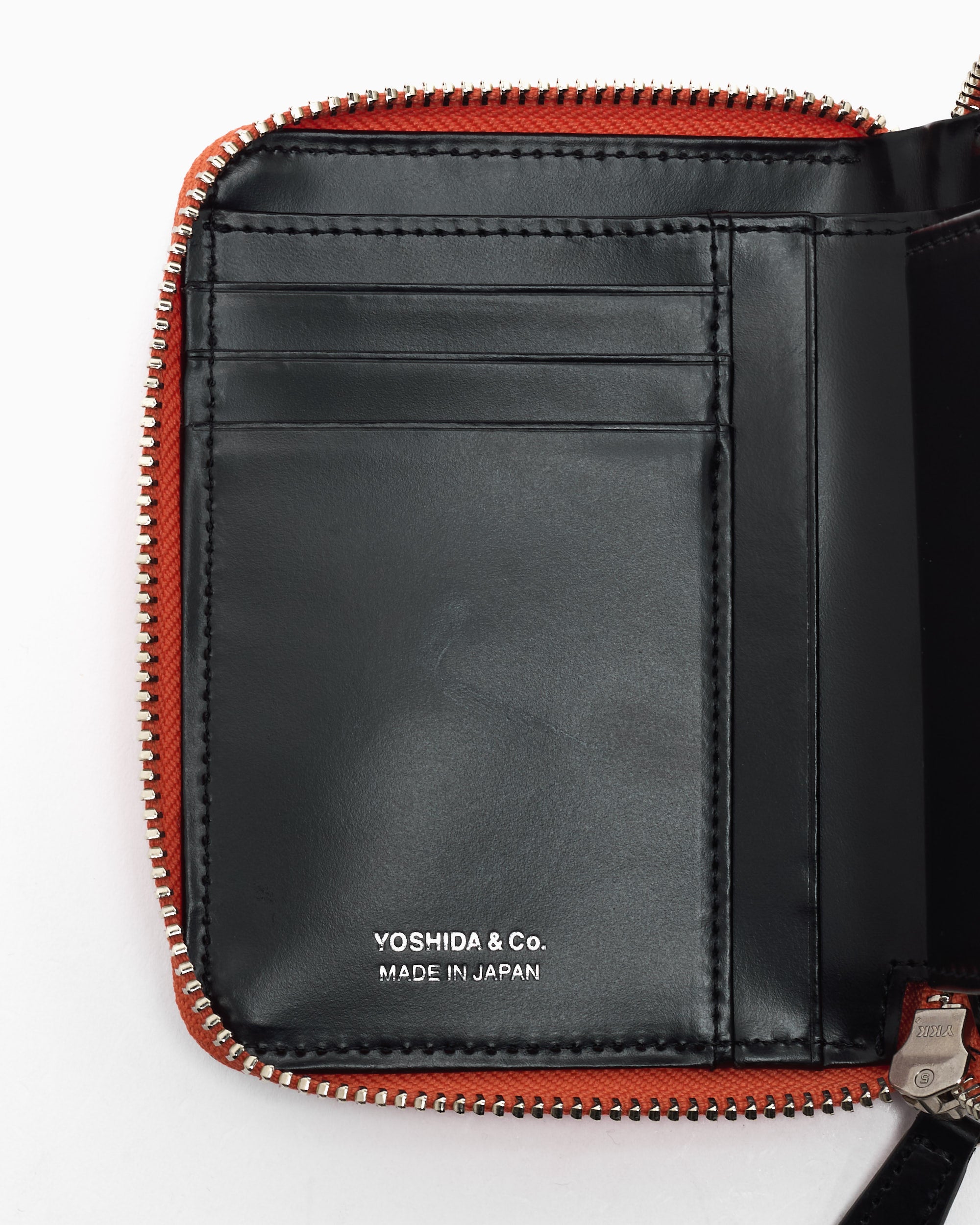 Wallets Porter-Yoshida & Co. PS With Zipper Unisex Wallet - 384-02951-BLACKORANGE