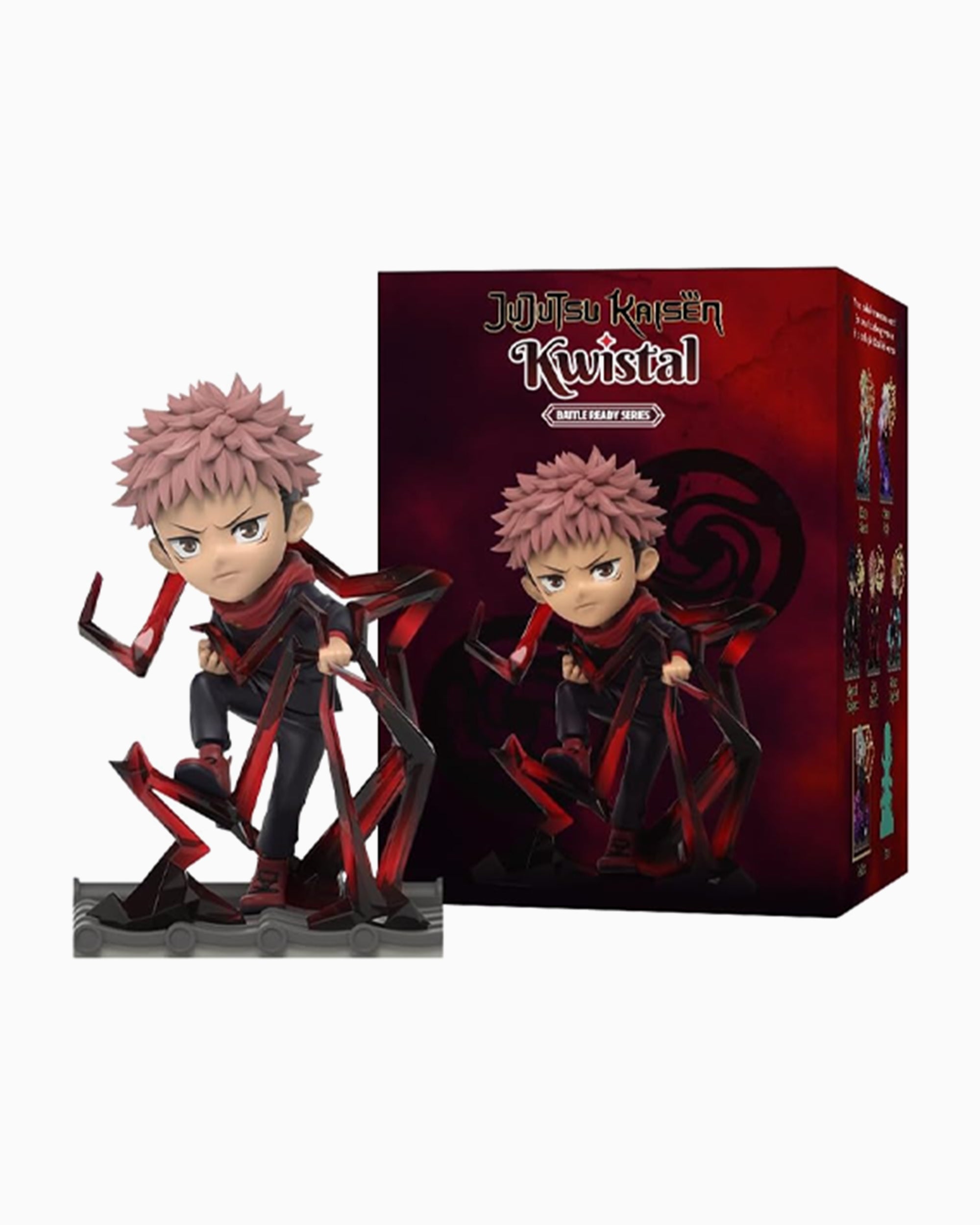 Caixa Surpresa (1 peça) Mighty Jaxx Kwistal Jujutsu Kaisen Battle Read