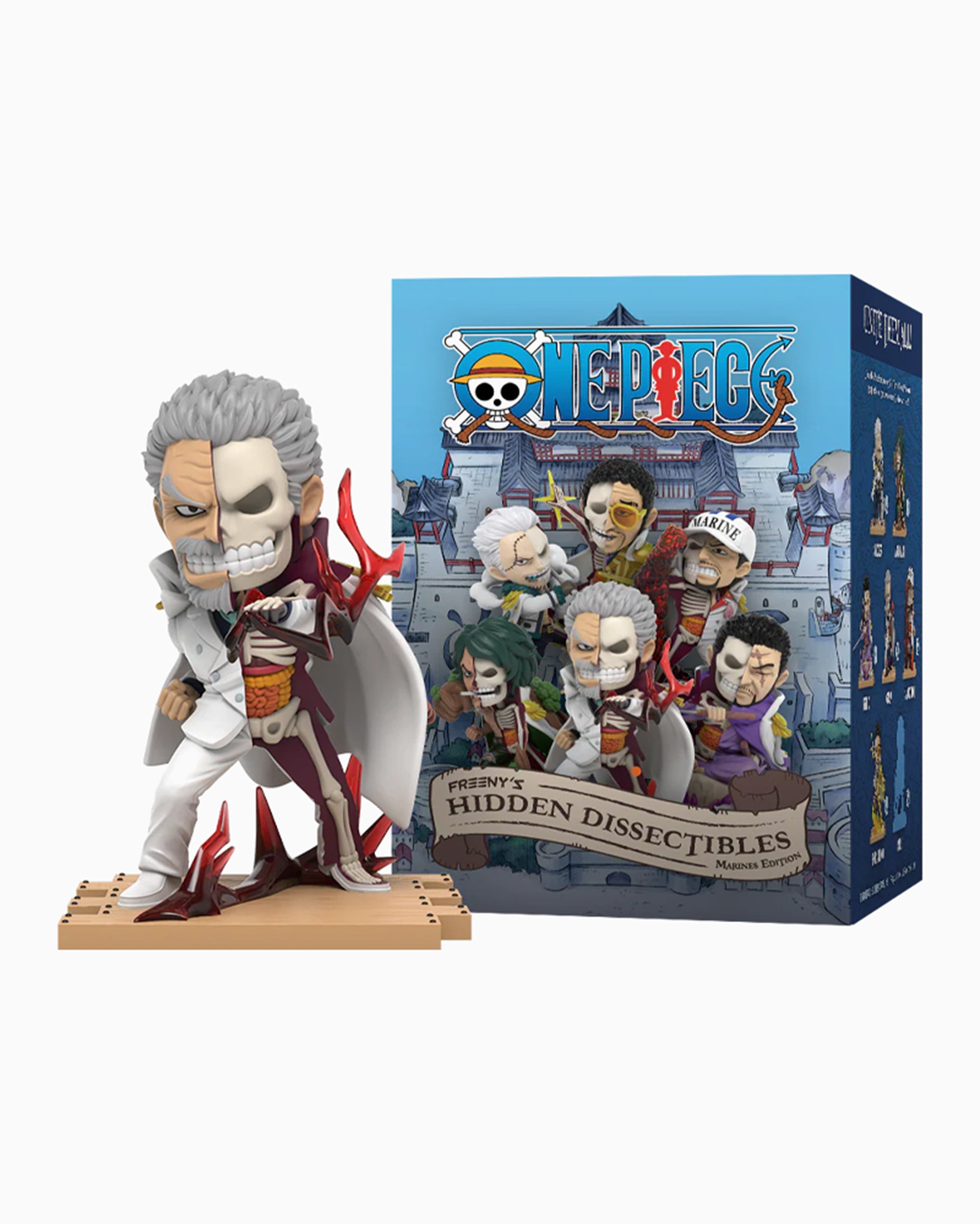 Art Toys Mighty Jaxx One Piece Marines Edition Freeny's Hidden Dissectibles Surprise Box (1 Piece) - BB24OPJF00101-UK