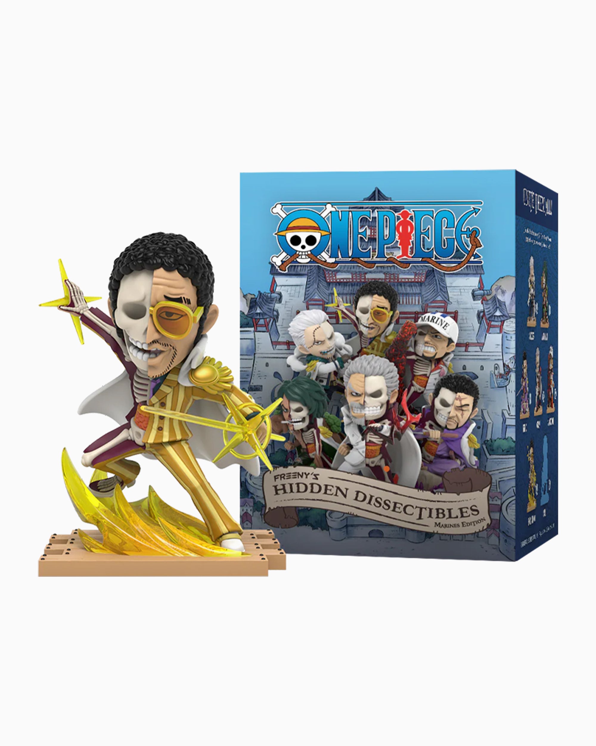 Art Toys Mighty Jaxx One Piece Marines Edition Freeny's Hidden Dissectibles Surprise Box (1 Piece) - BB24OPJF00101-UK