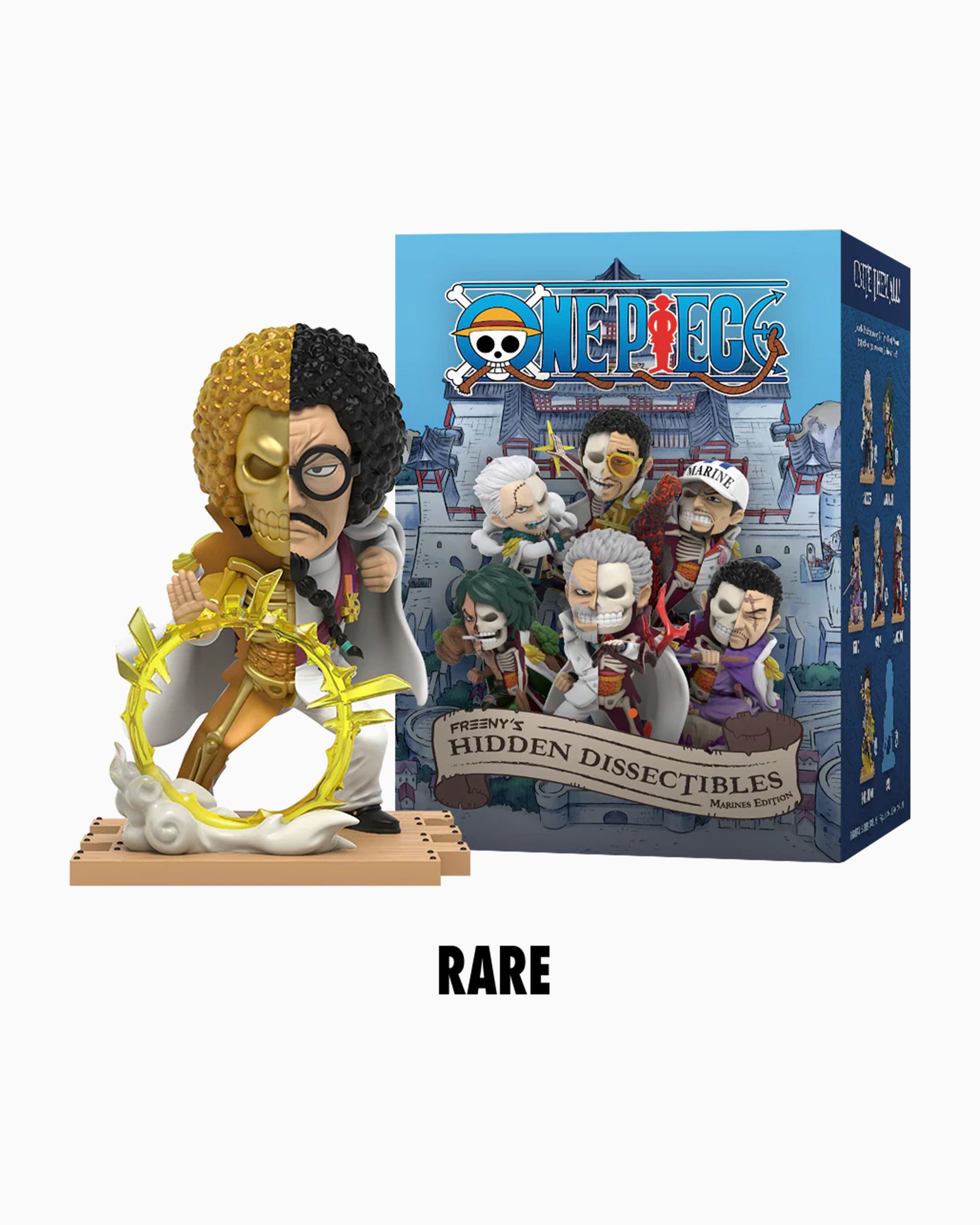 Art Toys Mighty Jaxx One Piece Marines Edition Freeny's Hidden Dissectibles Surprise Box (1 Piece) - BB24OPJF00101-UK