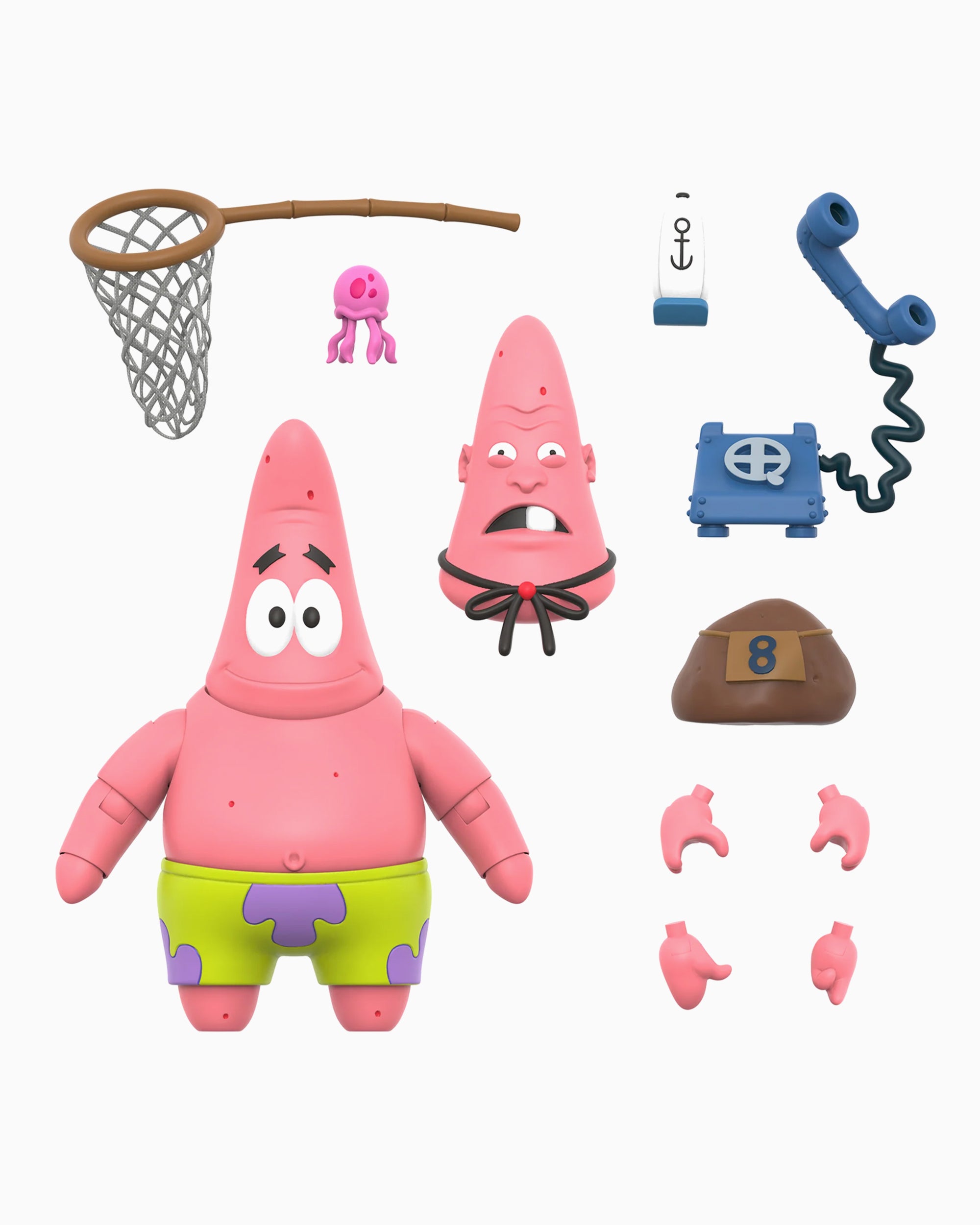 Art Toys Super7 Ultimates! Spongebob Squarepants - Patrick - S7ULTSPSQPTK