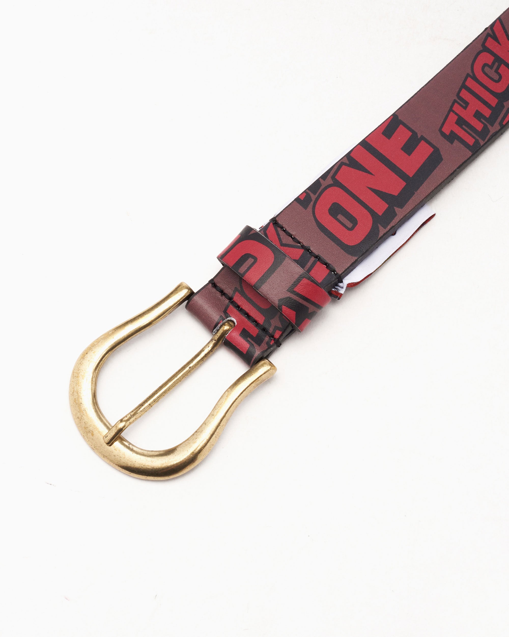 Belts Sky High Farm Workwear Thick One Unisex Allover Print Leather Belt Unisex Belt - SHF05K006-1