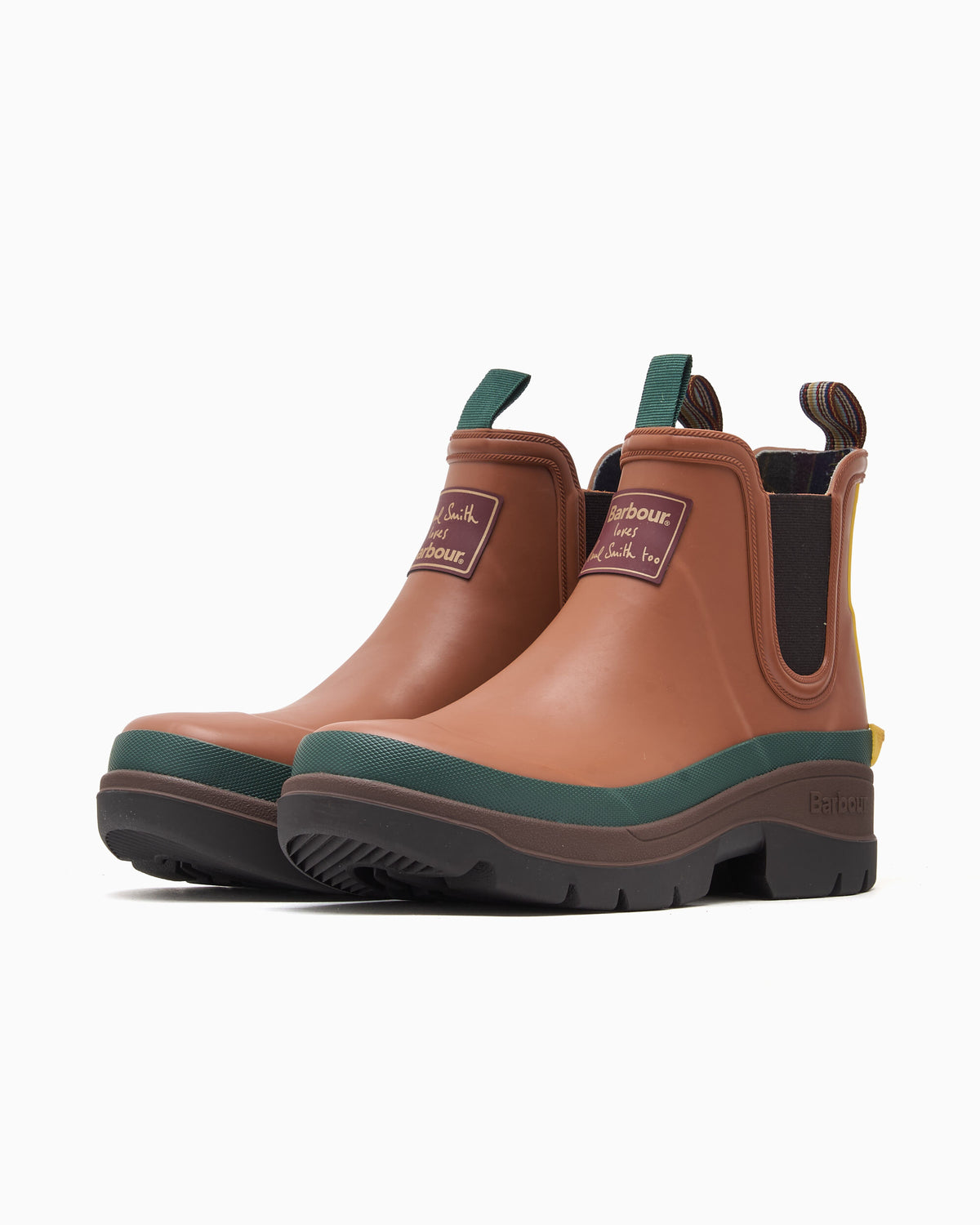 Boots Barbour x Paul Smith Chelsea Welly Women's Boots - LRF0149BR71
