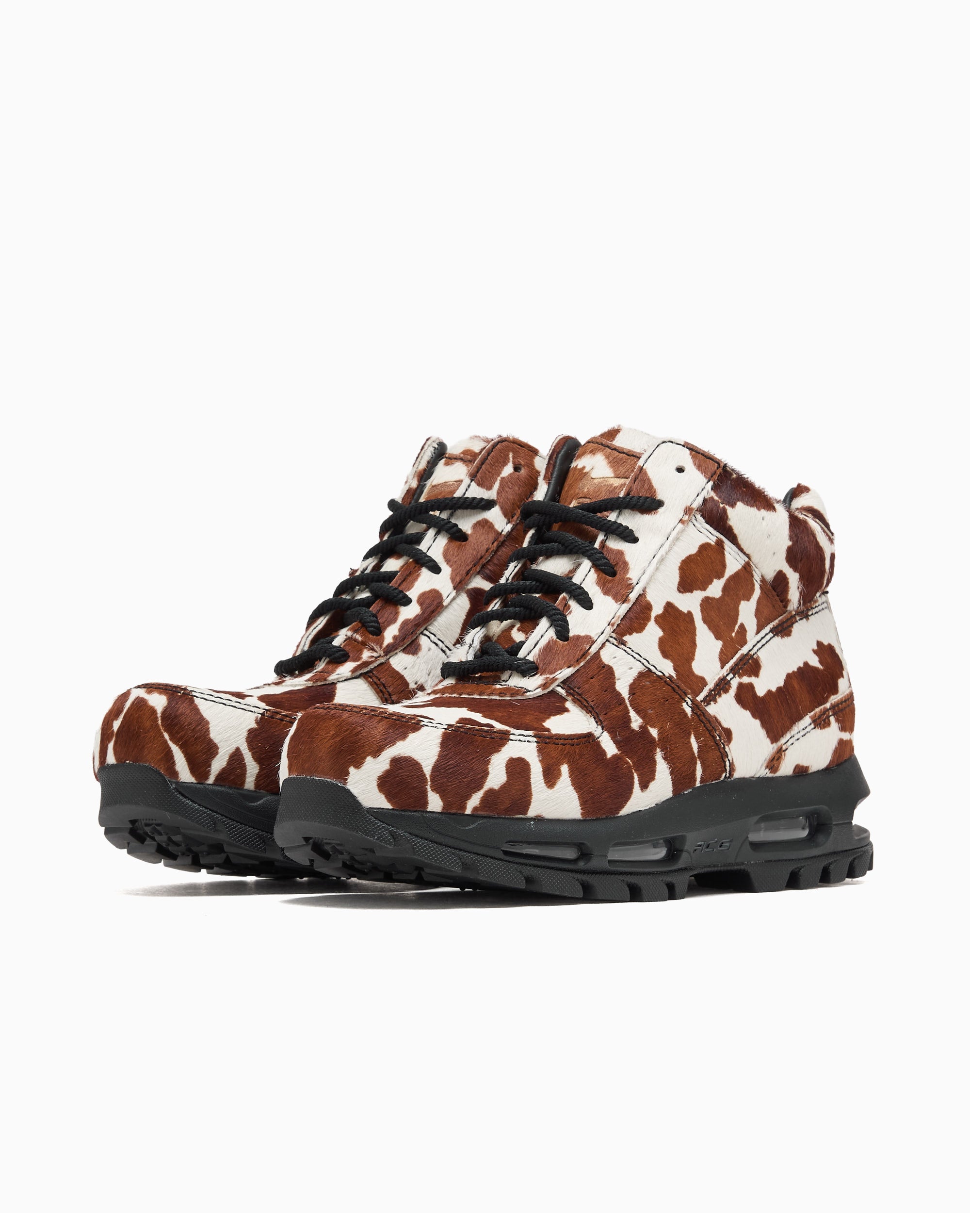 Boots Nike Air Max Goadome Pony Hair "Sail and Cacao Wow Cow Print" Men's Boots - IO4635-100