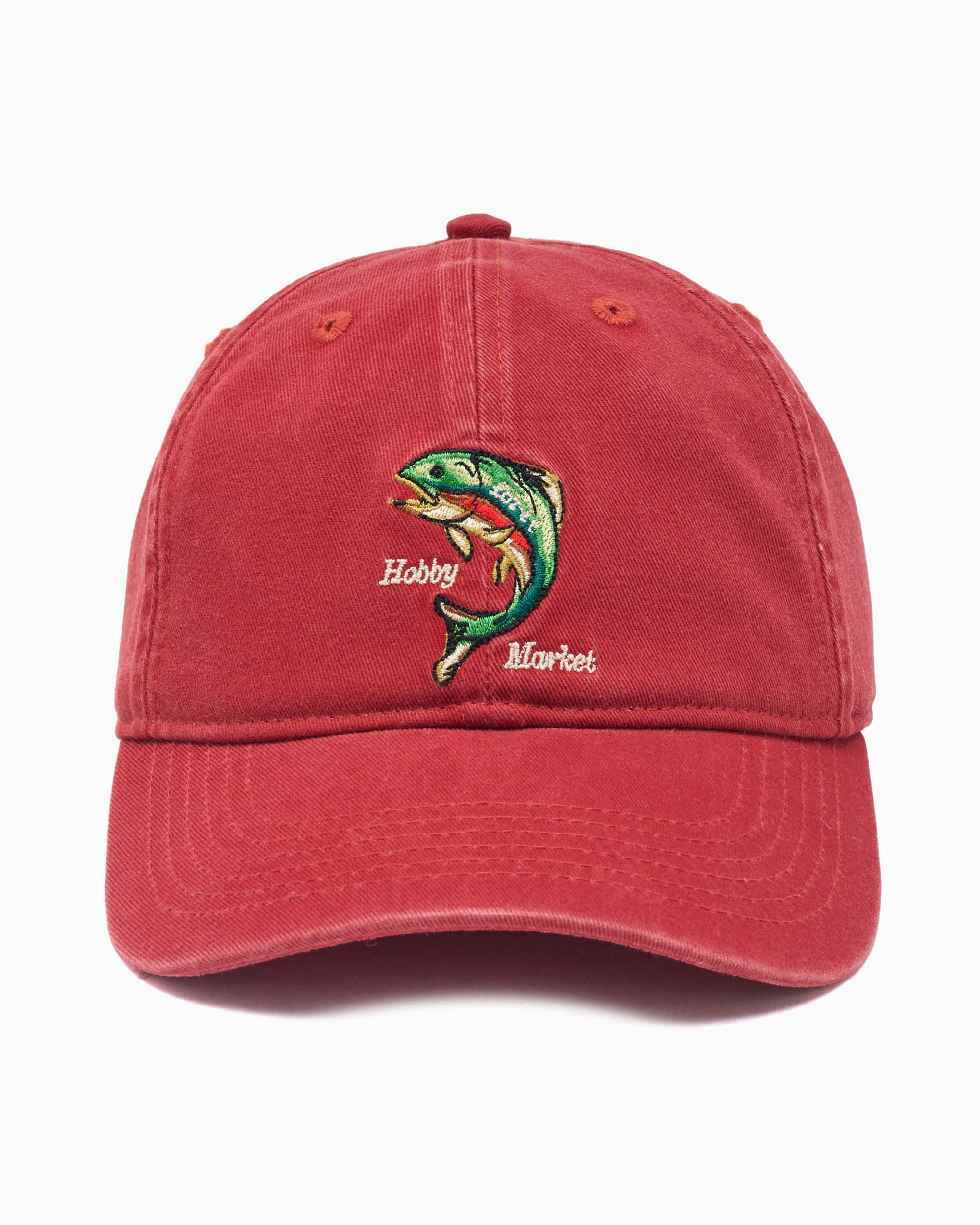 Caps forét Catch Washed Unisex Cap - F7063-RED