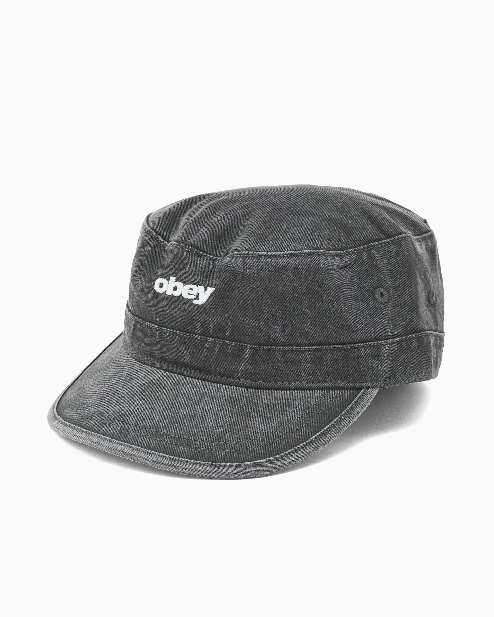 Caps OBEY Clothing Boxcar Pillbox Unisex Cap - 100540016-BLK